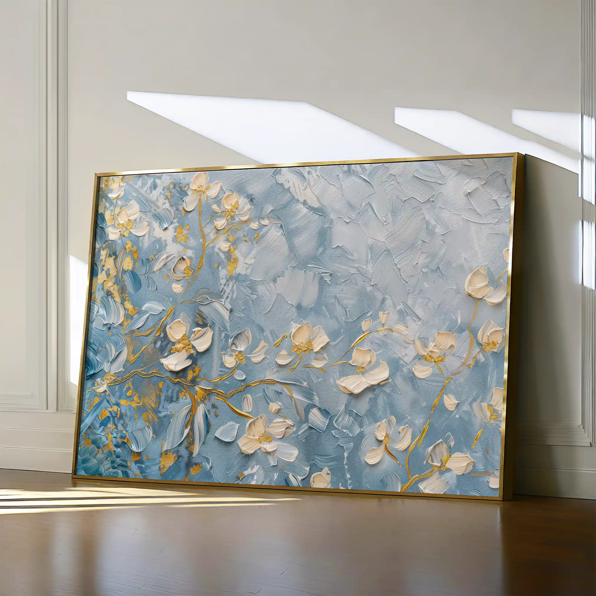 Floral Canvas Wall Art WAD502-F 90 x 60 cm / Stretched on hidden frame