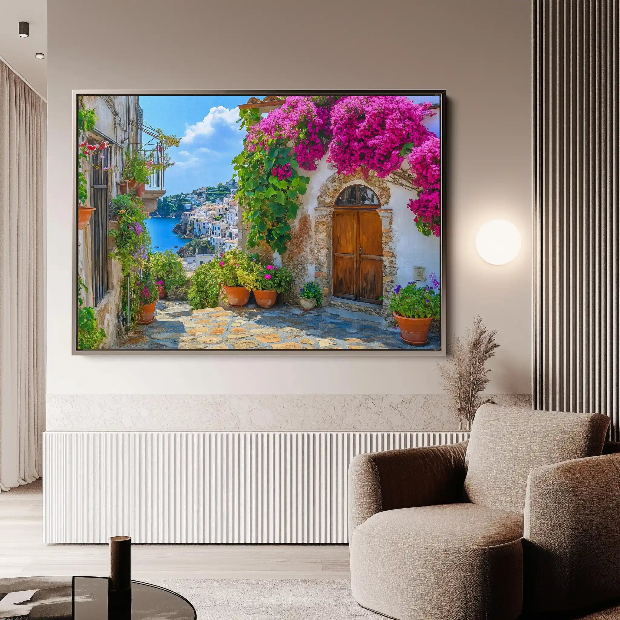Landscape 502 Canvas Art 90 x 60 cm / Stretched on hidden frame