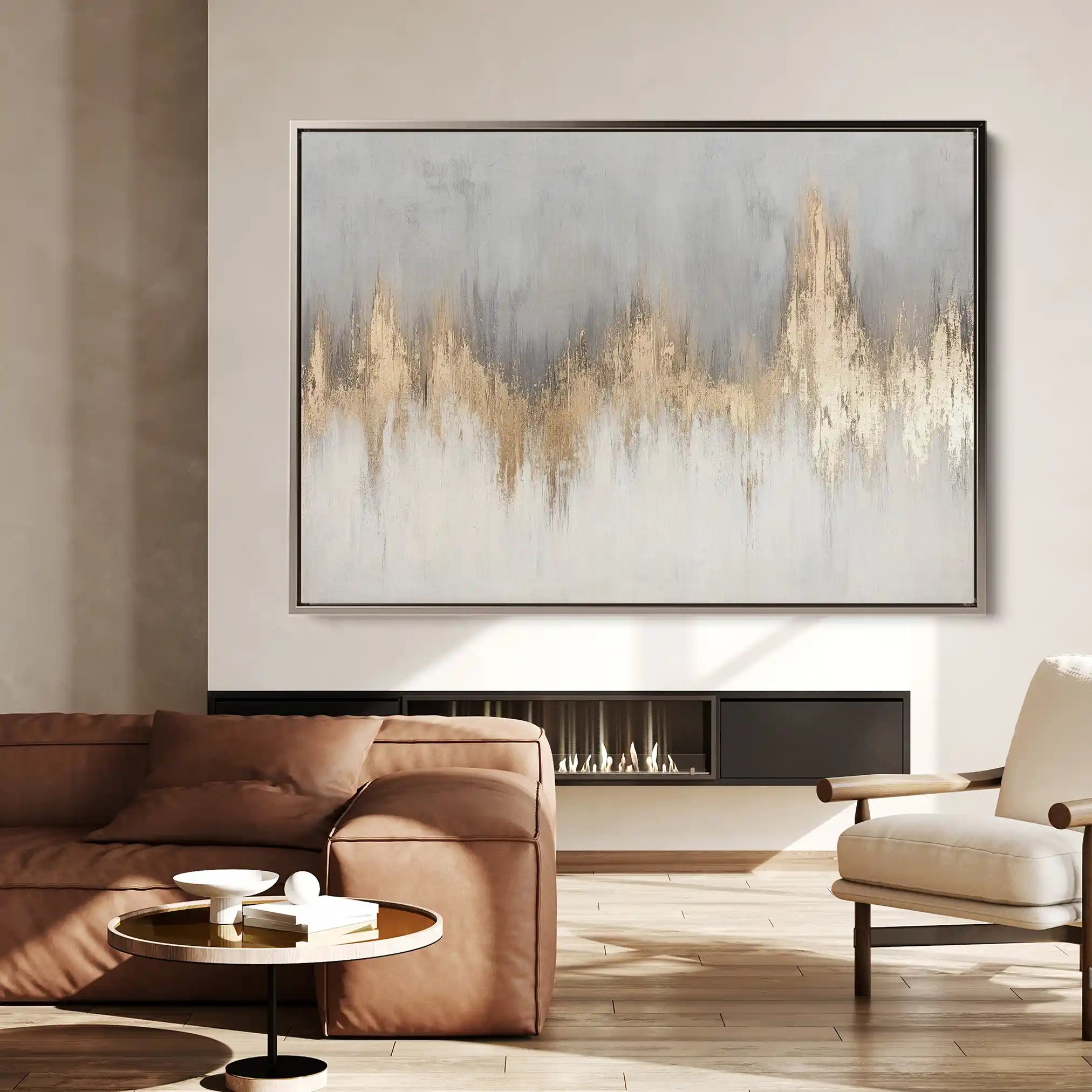 Abstract 504 Canvas Art 60 x 40 cm / Stretched on hidden frame