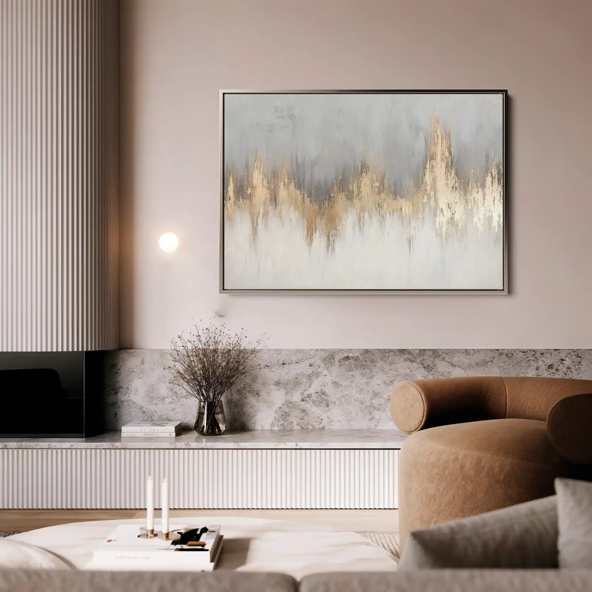Abstract 504 Canvas Art 60 x 40 cm / Stretched on hidden frame