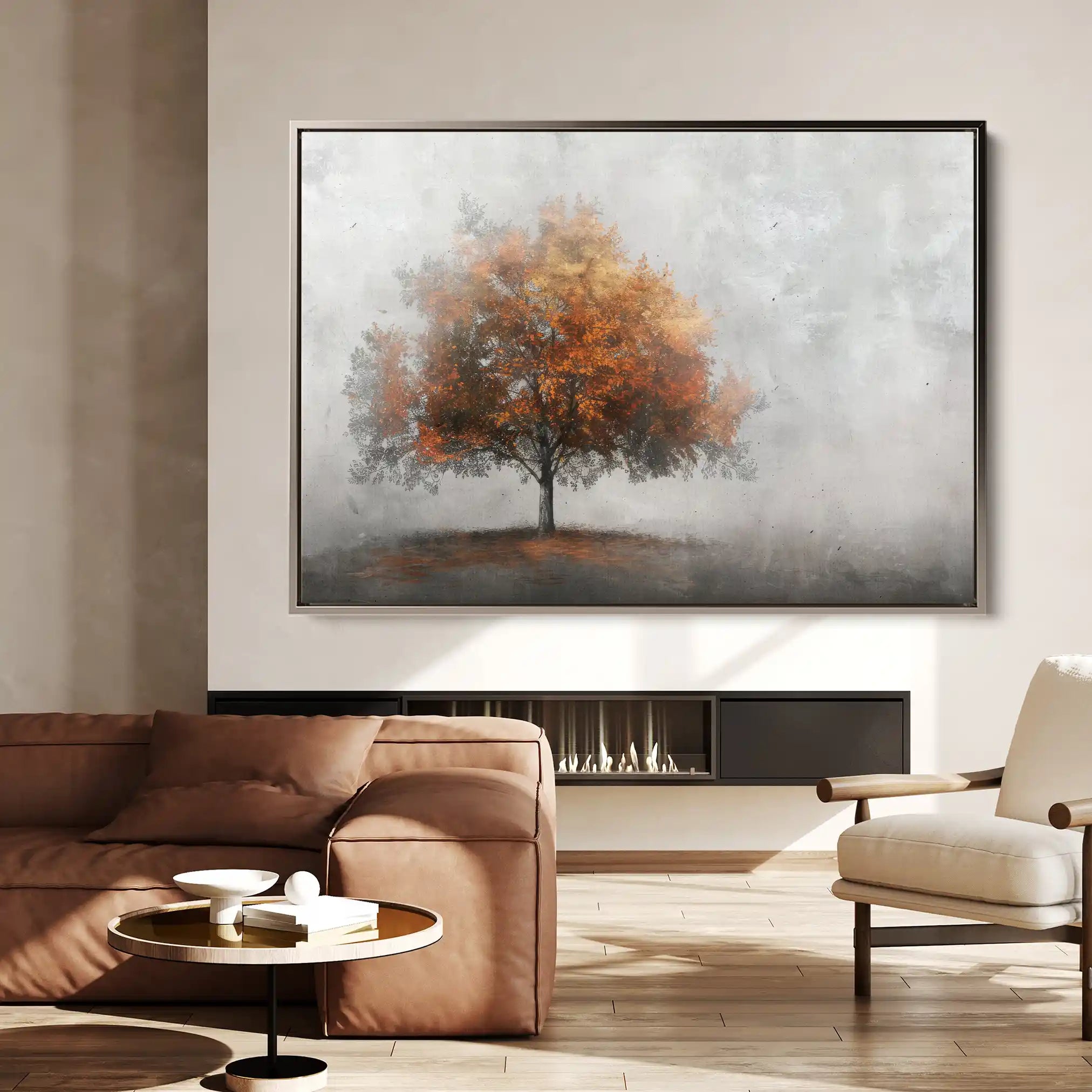 Floral Canvas Wall Art WAD504-F 90 x 60 cm / Stretched on hidden frame