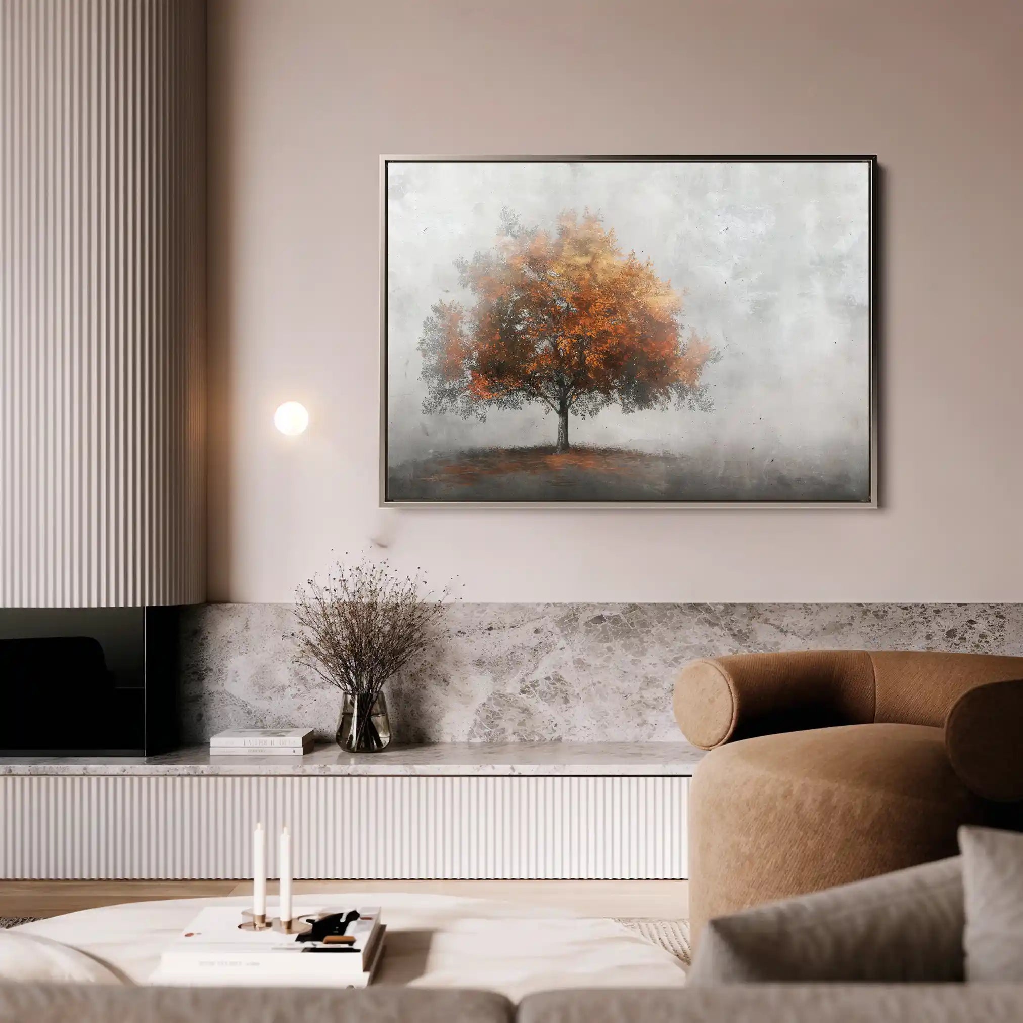 Floral Canvas Wall Art WAD504-F 90 x 60 cm / Stretched on hidden frame