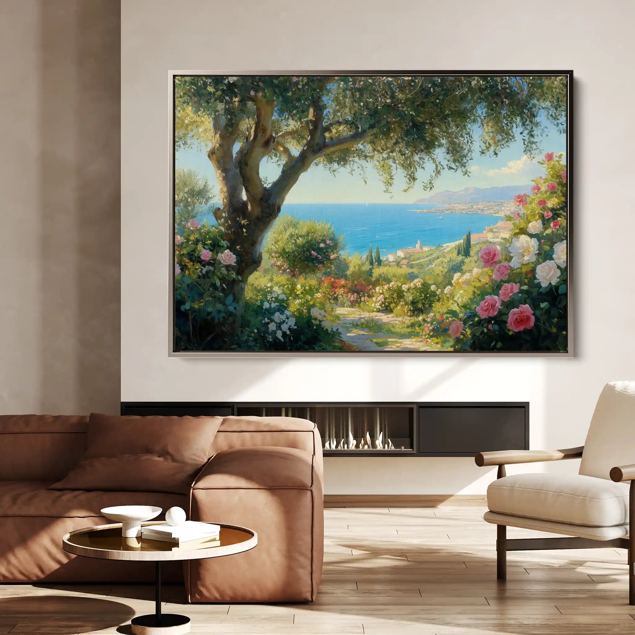 Landscape 504 Canvas Art 90 x 60 cm / Stretched on hidden frame
