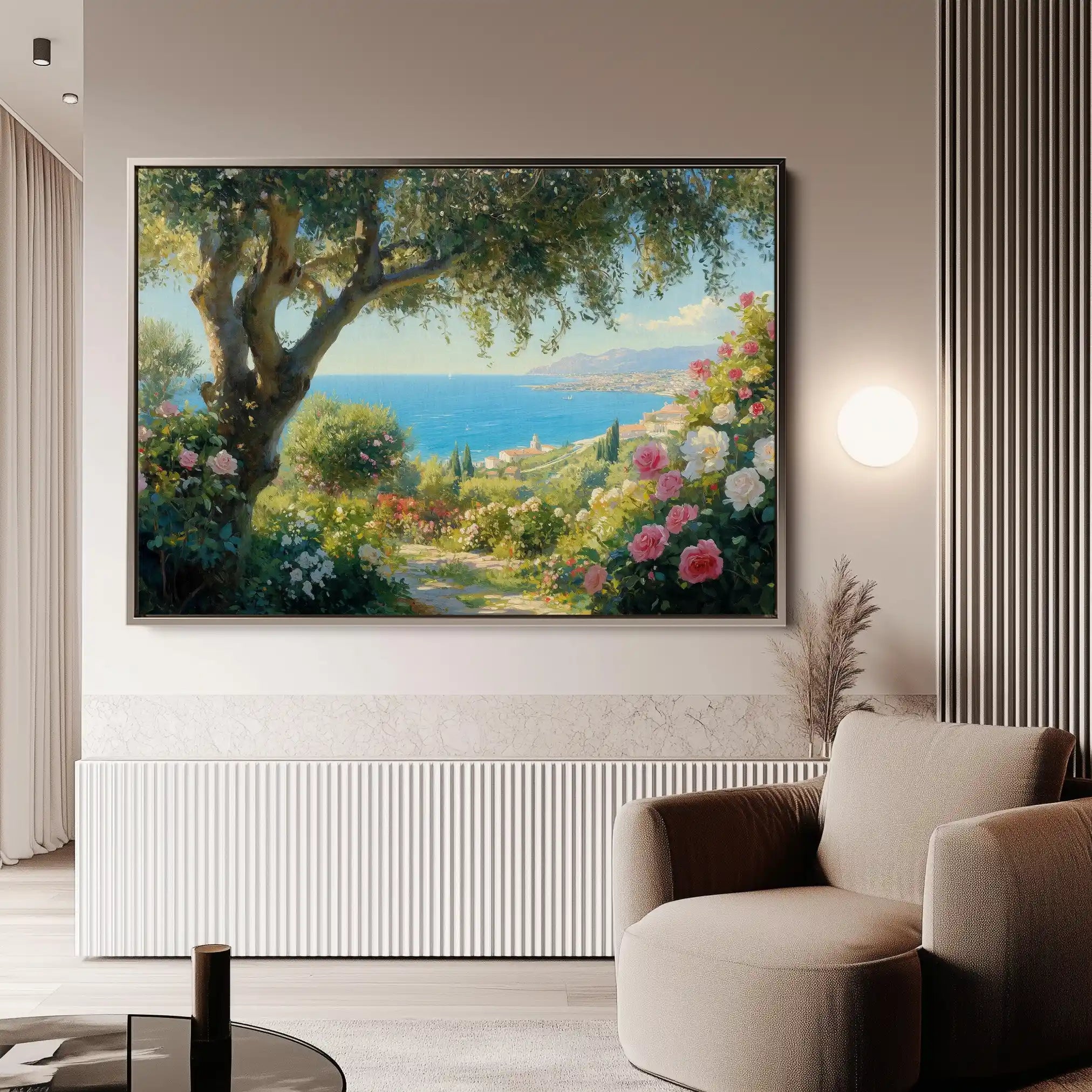 Landscape 504 Canvas Art 90 x 60 cm / Stretched on hidden frame