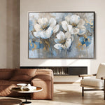 Floral Canvas Wall Art WAD505-F 90 x 60 cm / Stretched on hidden frame