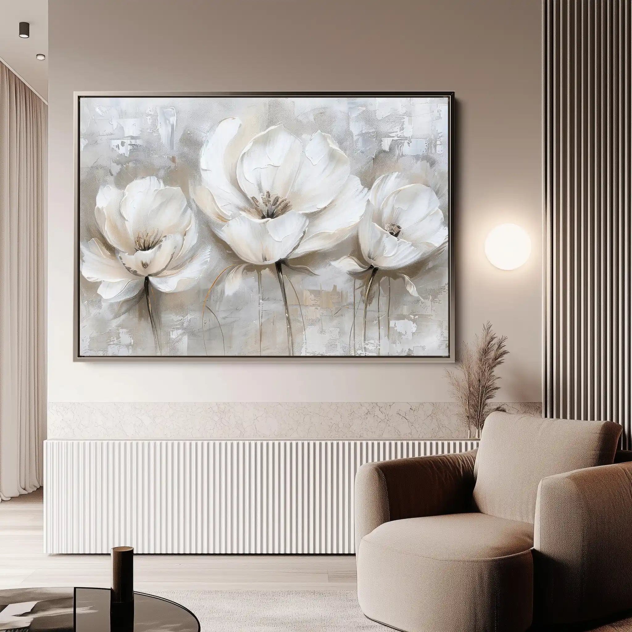 Floral Canvas Wall Art WAD506-F 90 x 60 cm / Stretched on hidden frame