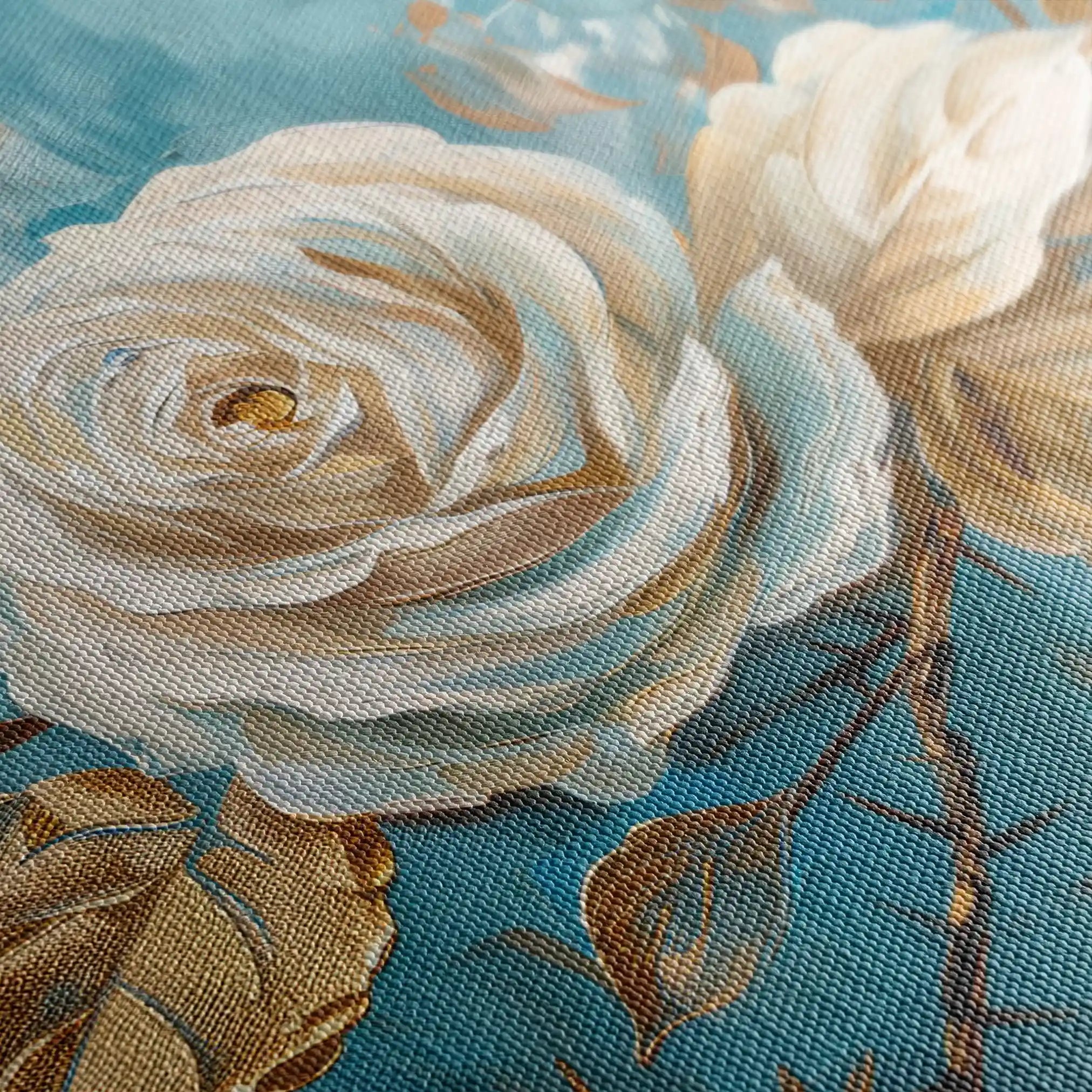 Floral Canvas Wall Art WAD507-F 90 x 60 cm / Stretched on hidden frame