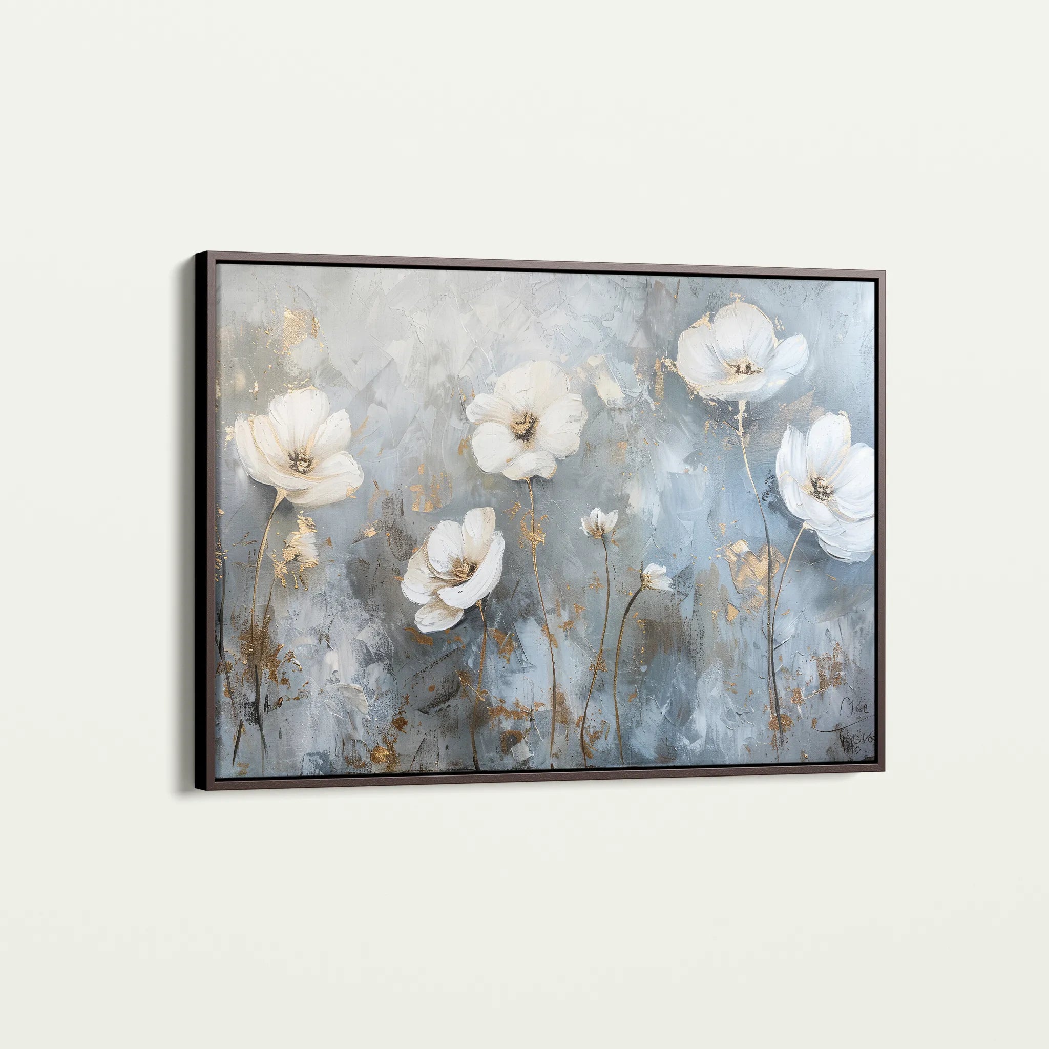 Floral Canvas Wall Art WAD509-F 90 x 60 cm / Stretched on hidden frame