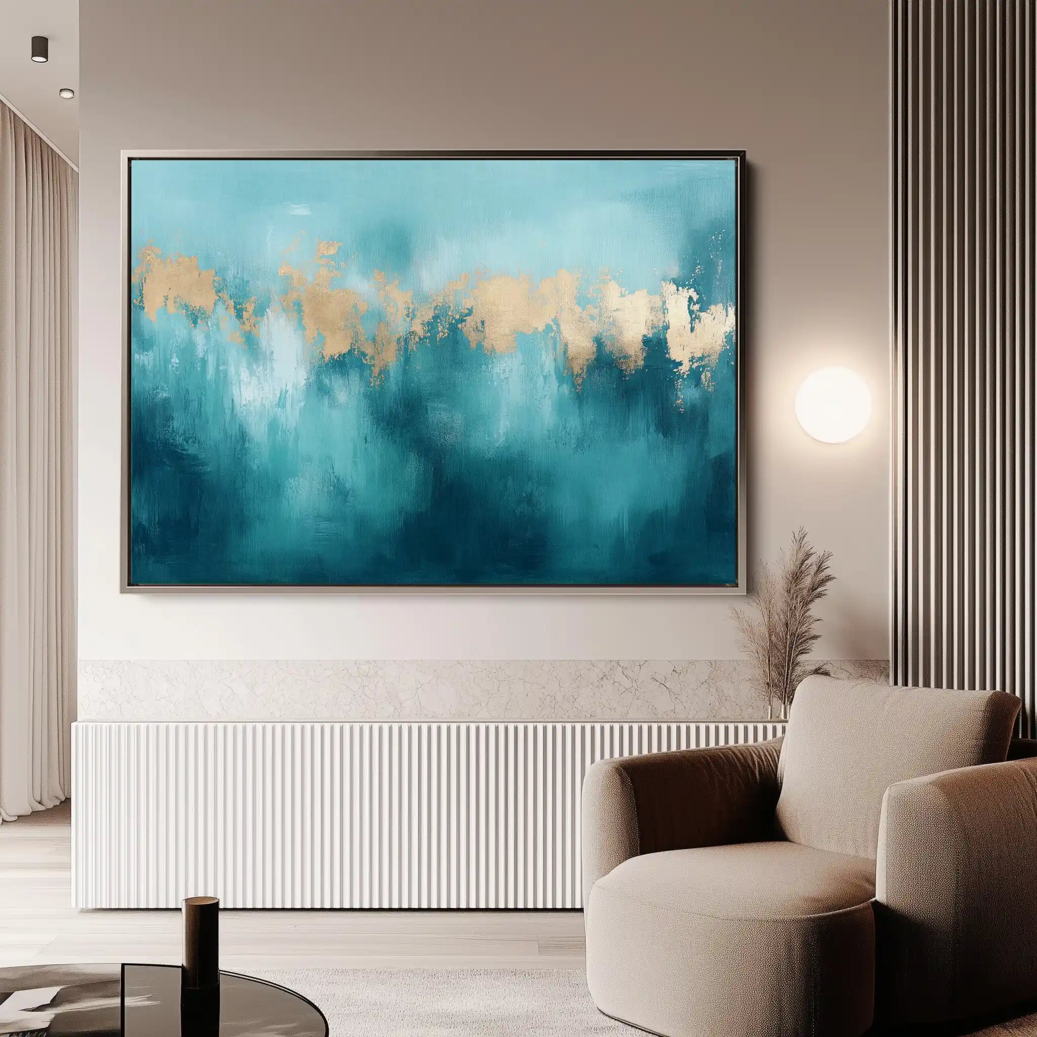 Abstract 510 Canvas Art 60 x 40 cm / Stretched on hidden frame