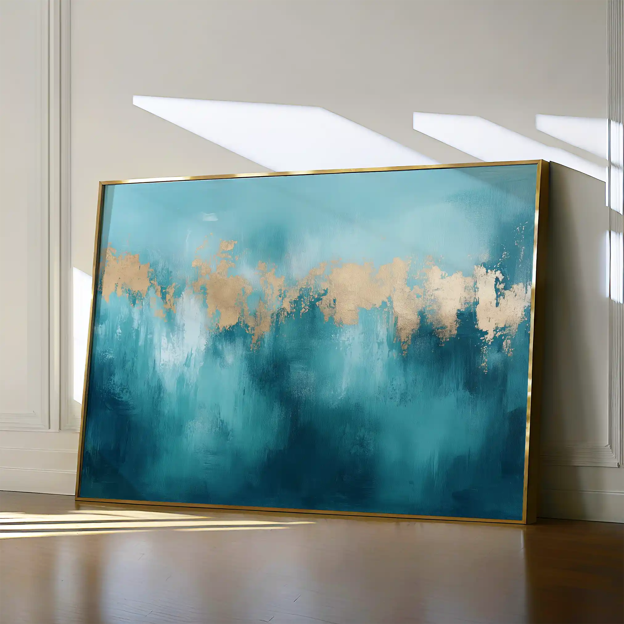 Abstract 510 Canvas Art 60 x 40 cm / Stretched on hidden frame