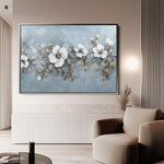 Floral Canvas Wall Art WAD510-F 90 x 60 cm / Stretched on hidden frame