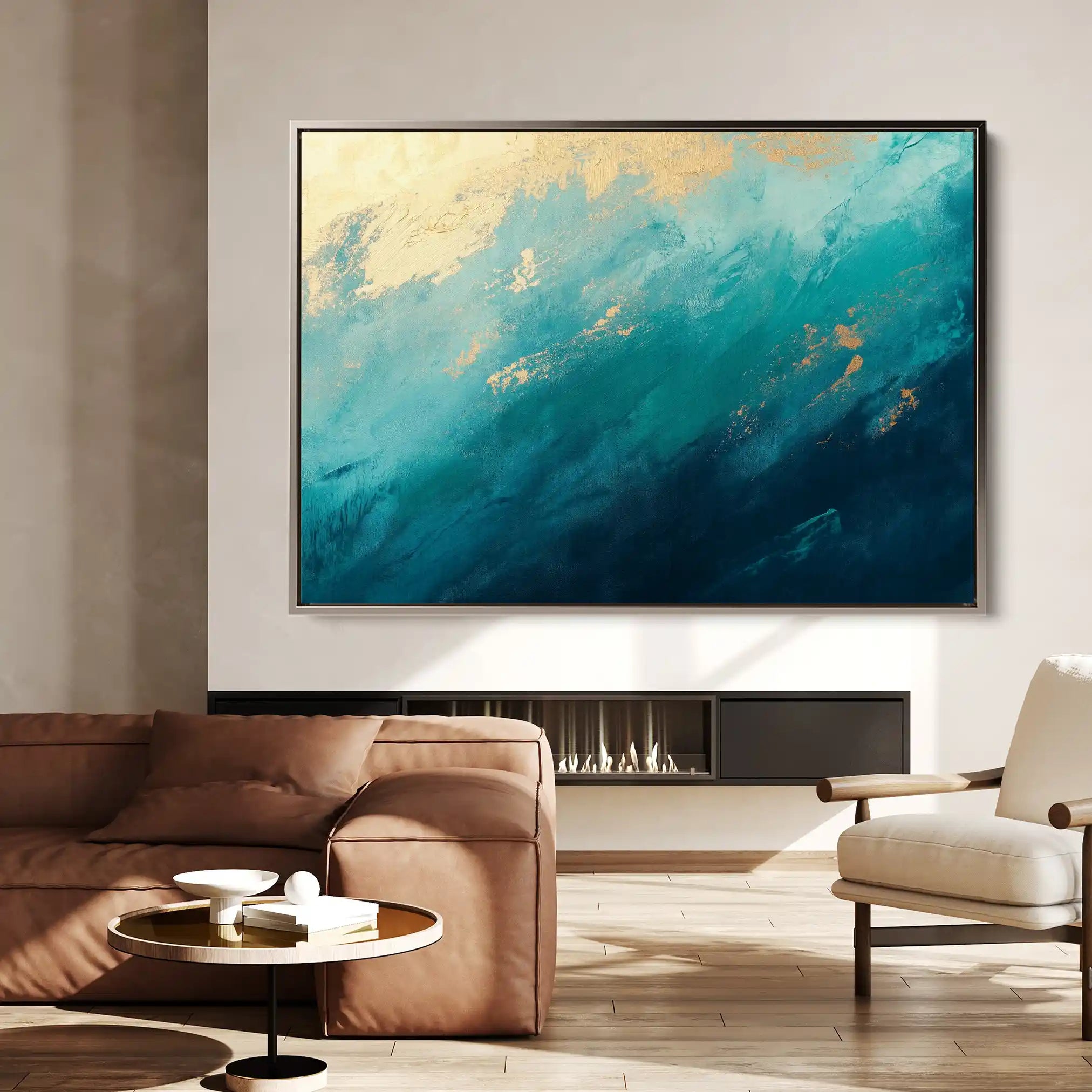 Abstract 511 Canvas Art 60 x 40 cm / Stretched on hidden frame