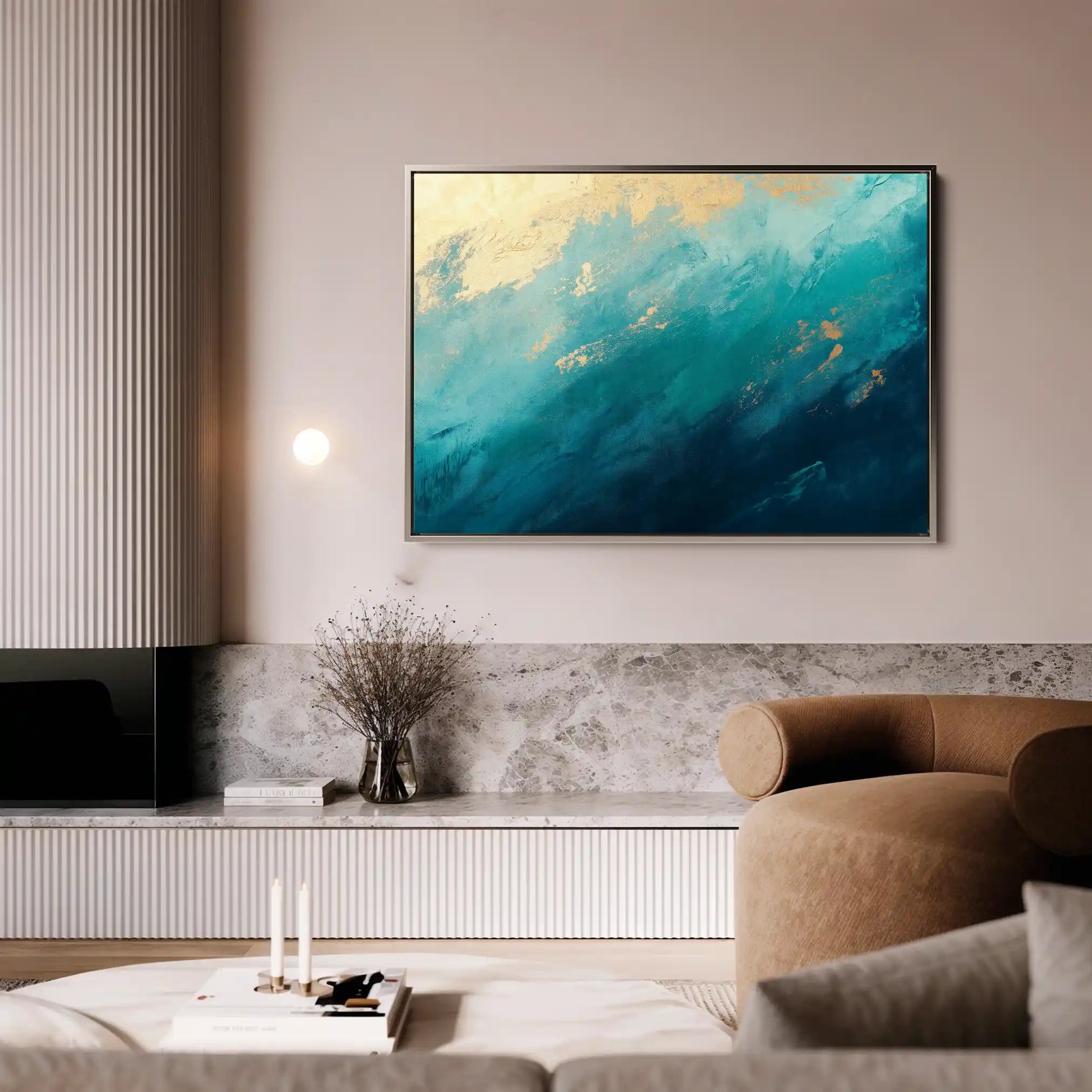 Abstract 511 Canvas Art 60 x 40 cm / Stretched on hidden frame