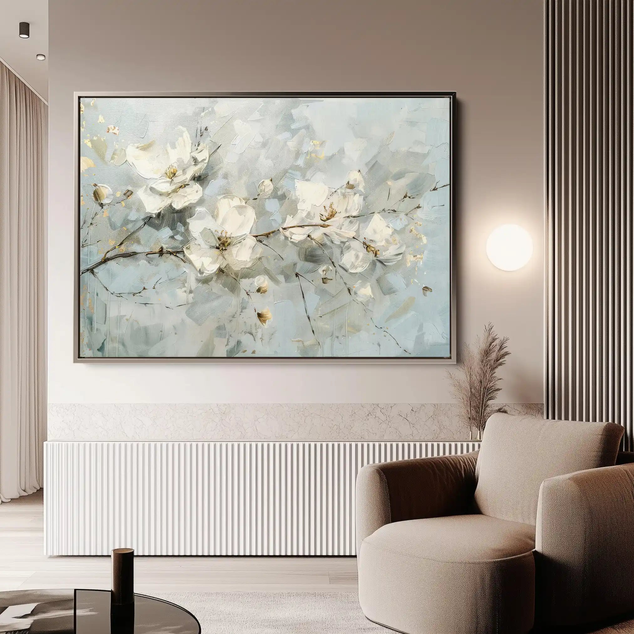 Floral Canvas Wall Art WAD514-F 90 x 60 cm / Stretched on hidden frame