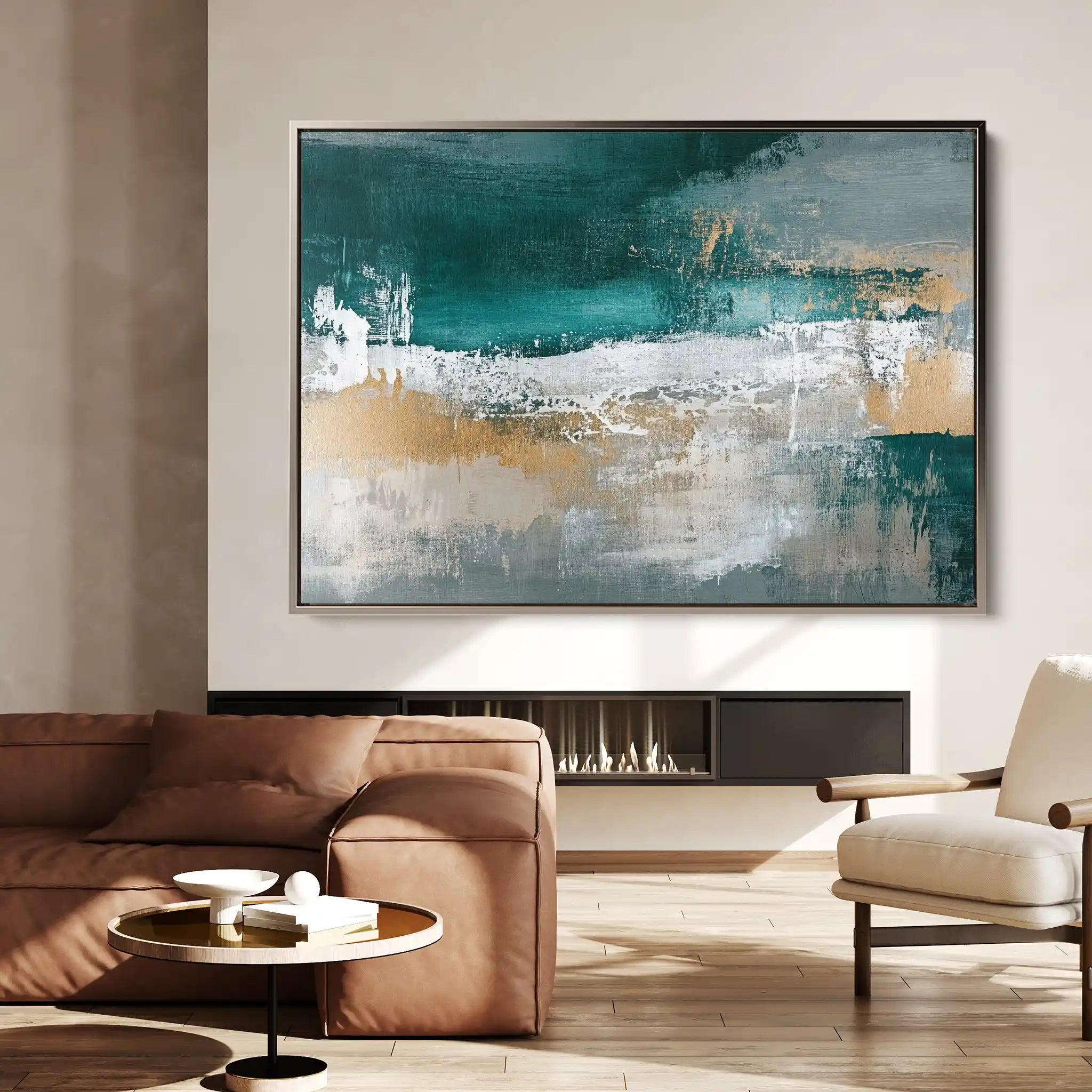 Abstract 515 Canvas Art 60 x 40 cm / Stretched on hidden frame