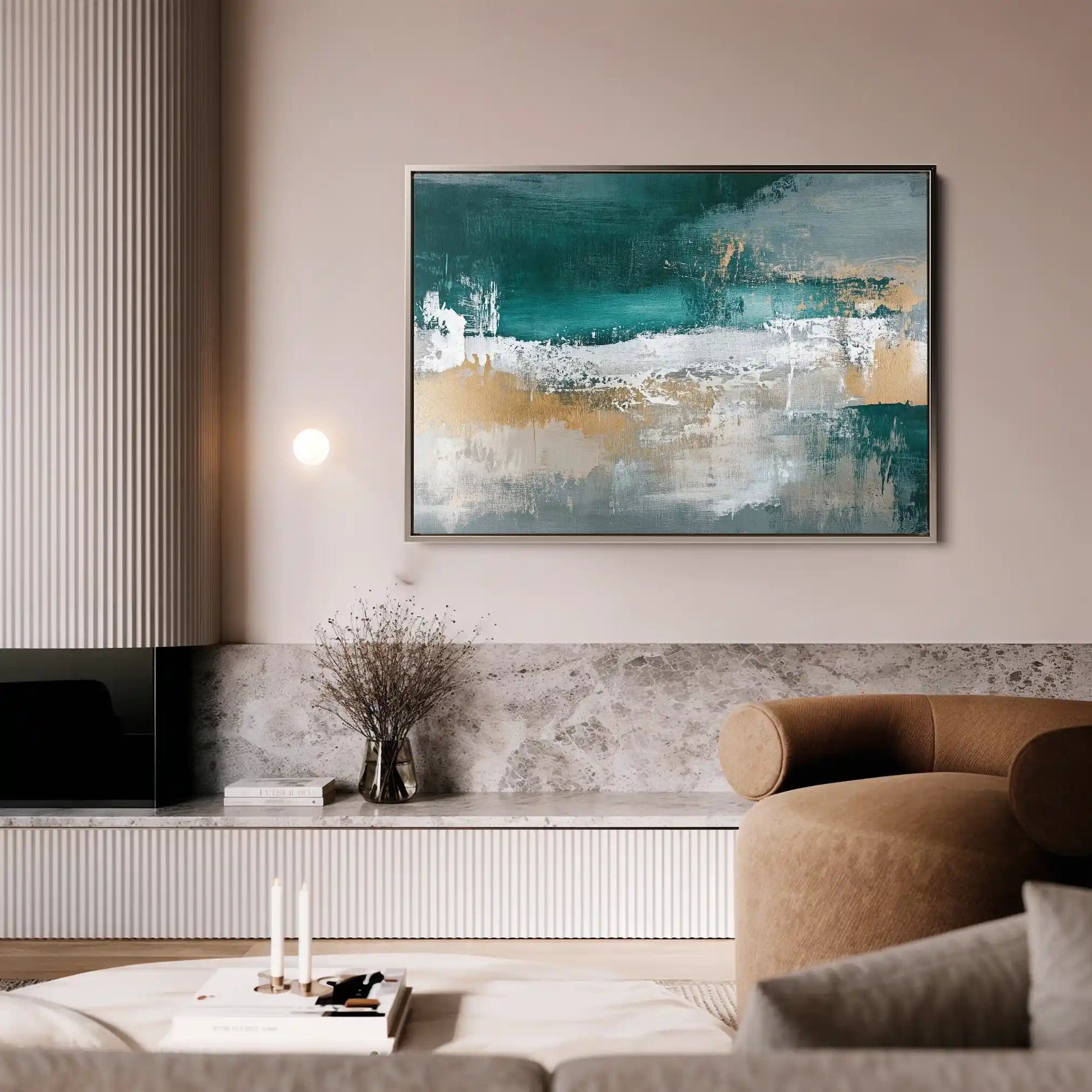 Abstract 515 Canvas Art 60 x 40 cm / Stretched on hidden frame