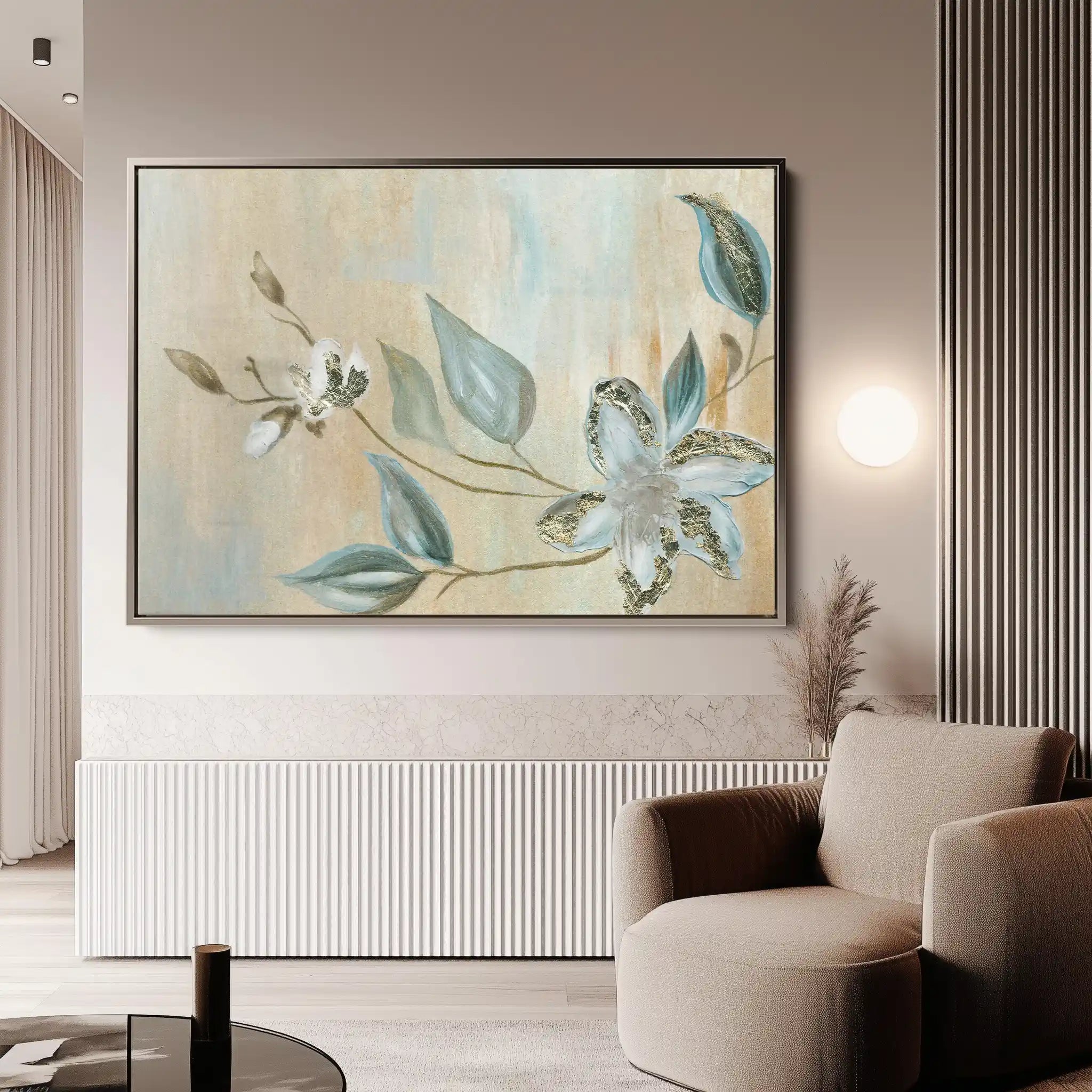 Floral Canvas Wall Art WAD515-F 90 x 60 cm / Stretched on hidden frame