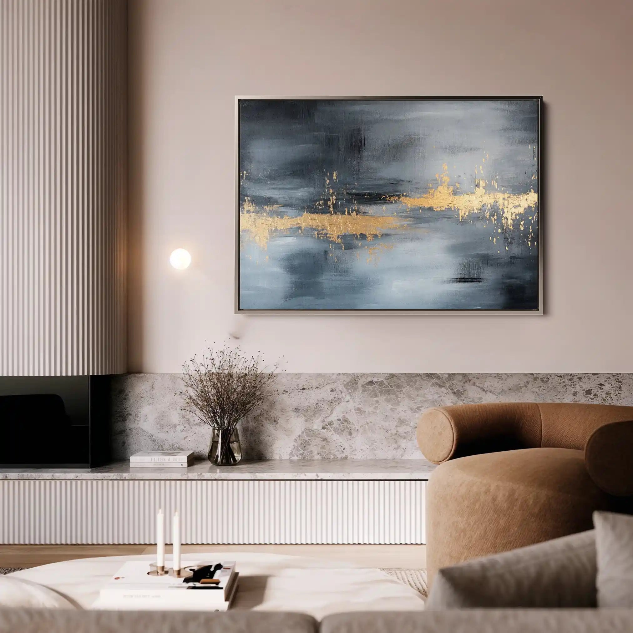Abstract 517 Canvas Art 60 x 40 cm / Stretched on hidden frame