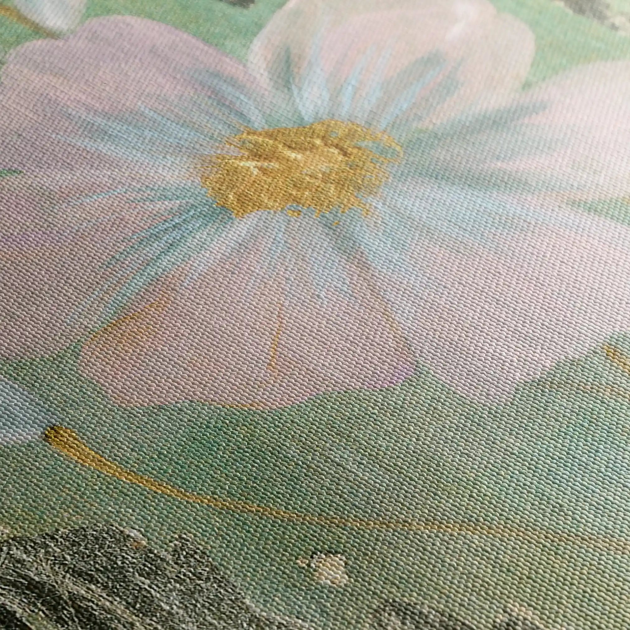 Floral Canvas Wall Art WAD517-F 90 x 60 cm / Stretched on hidden frame