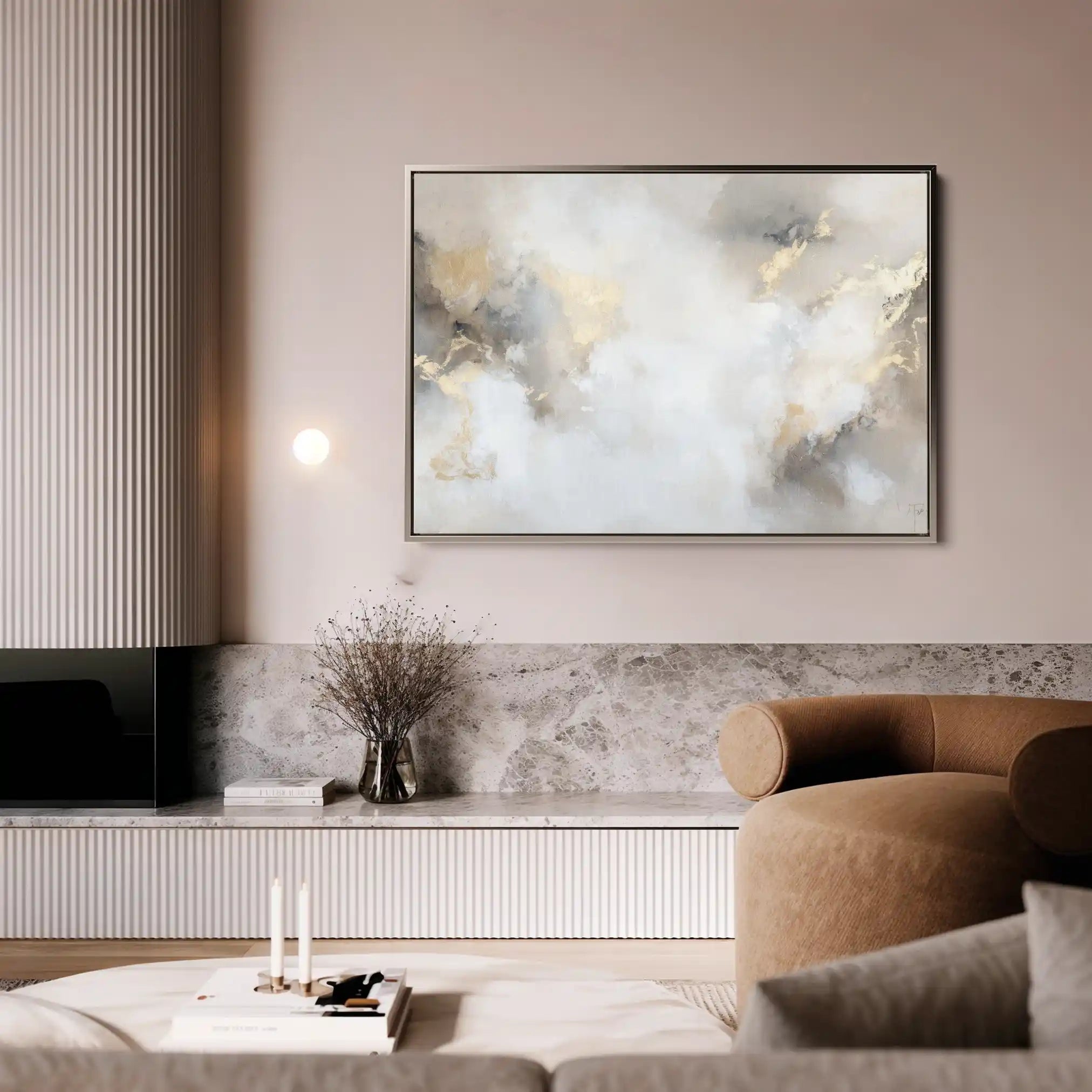 Abstract 519 Canvas Art 60 x 40 cm / Stretched on hidden frame