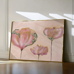 Floral Canvas Wall Art WAD519-F 90 x 60 cm / Stretched on hidden frame