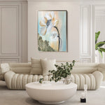 Floral Canvas Wall Art WAD520-F 90 x 60 cm / Stretched on hidden frame