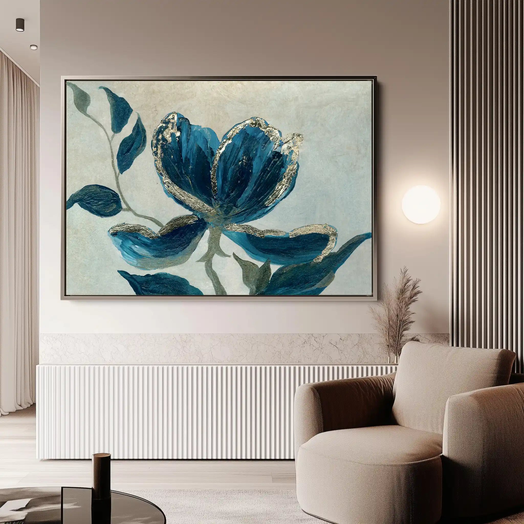 Floral Canvas Wall Art WAD522-F 90 x 60 cm / Stretched on hidden frame