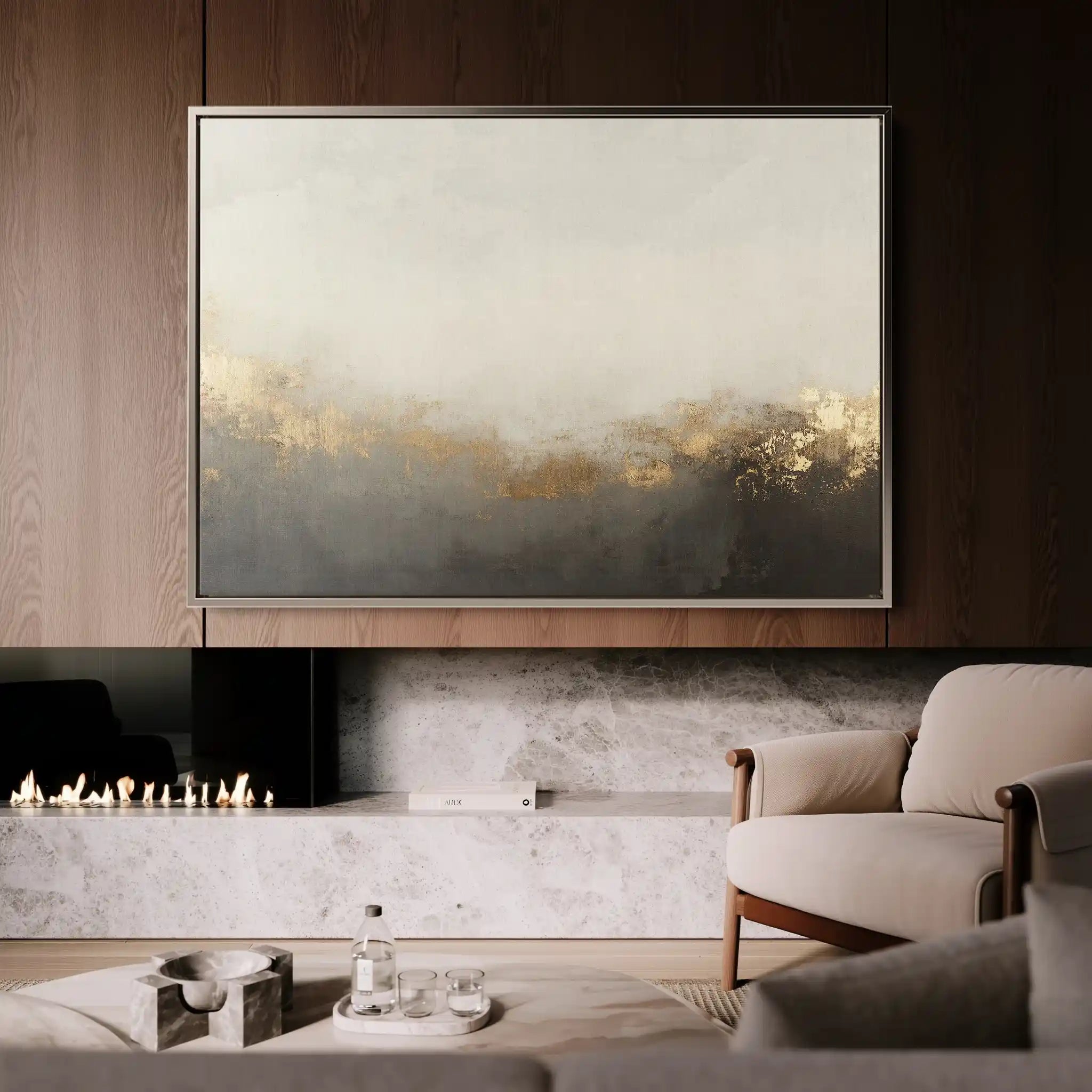 Abstract 523 Canvas Art 60 x 40 cm / Stretched on hidden frame