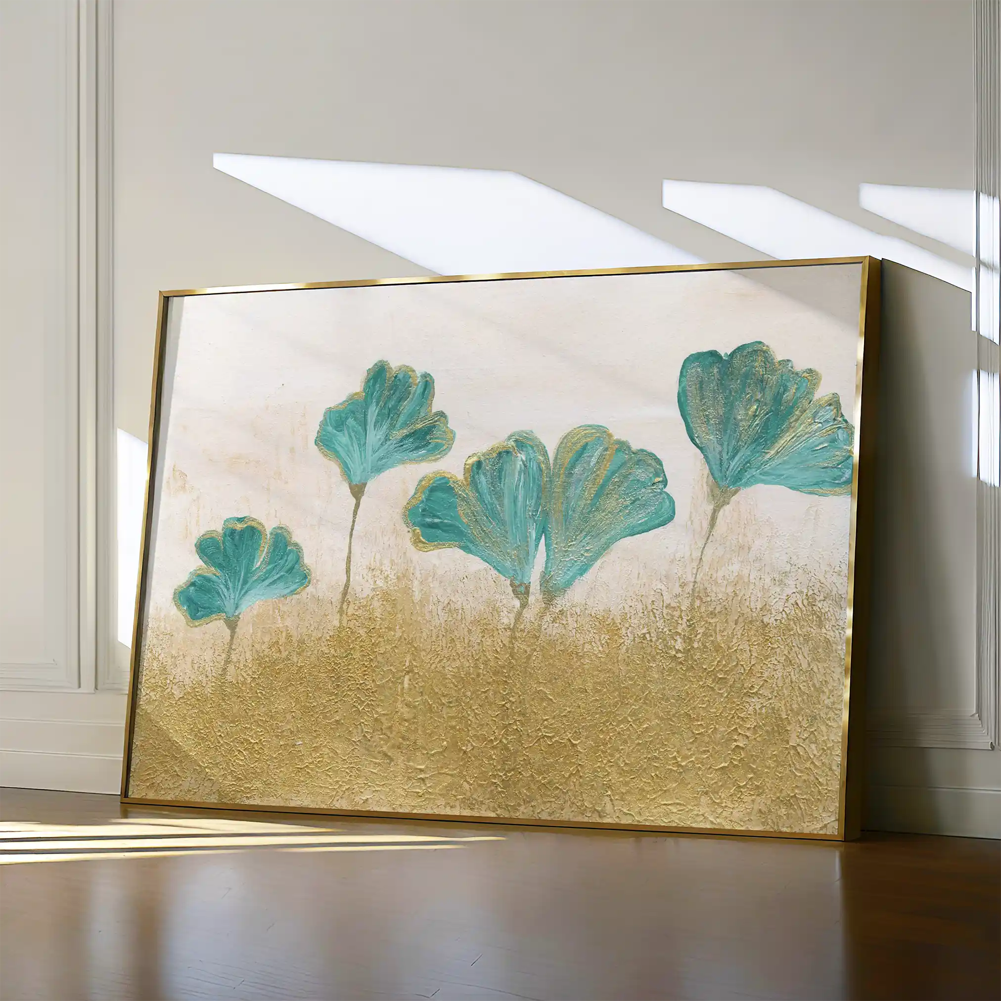 Floral Canvas Wall Art WAD523-F 90 x 60 cm / Stretched on hidden frame