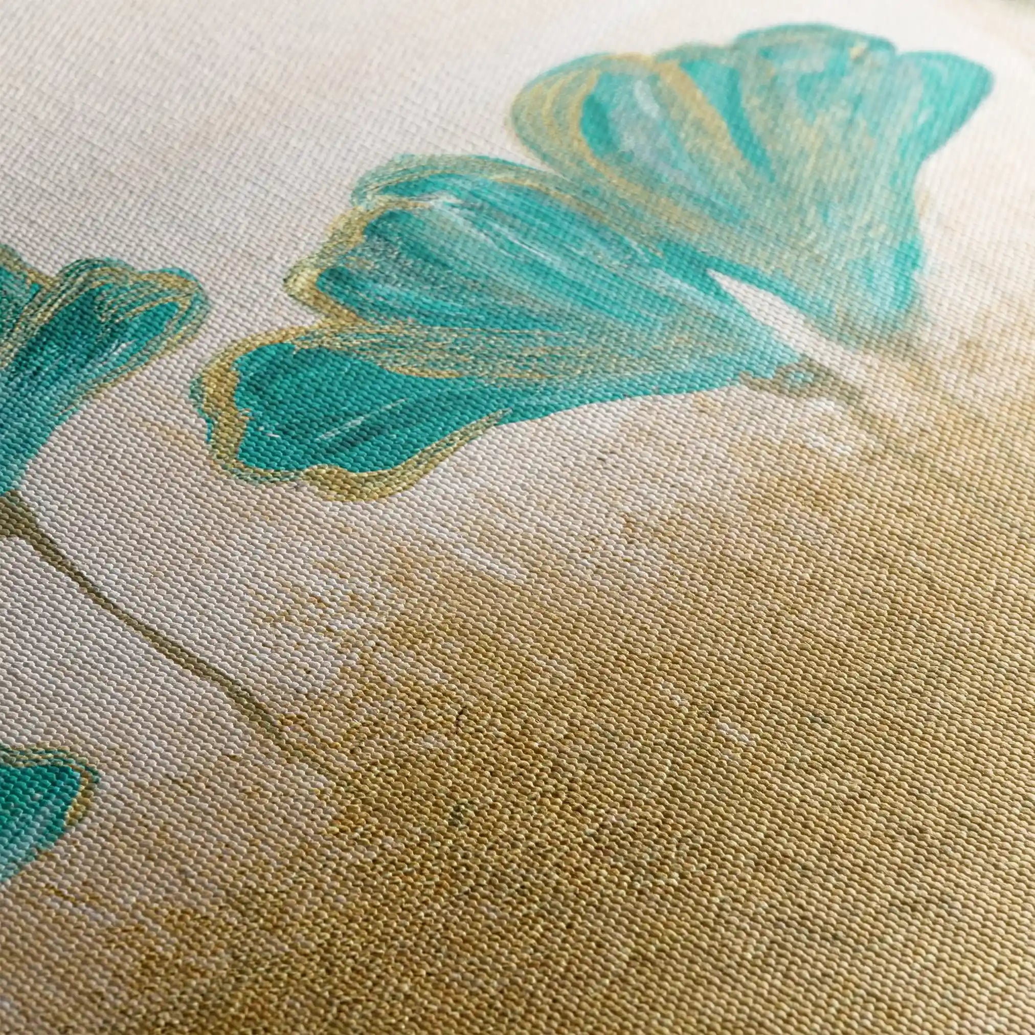 Floral Canvas Wall Art WAD523-F 90 x 60 cm / Stretched on hidden frame