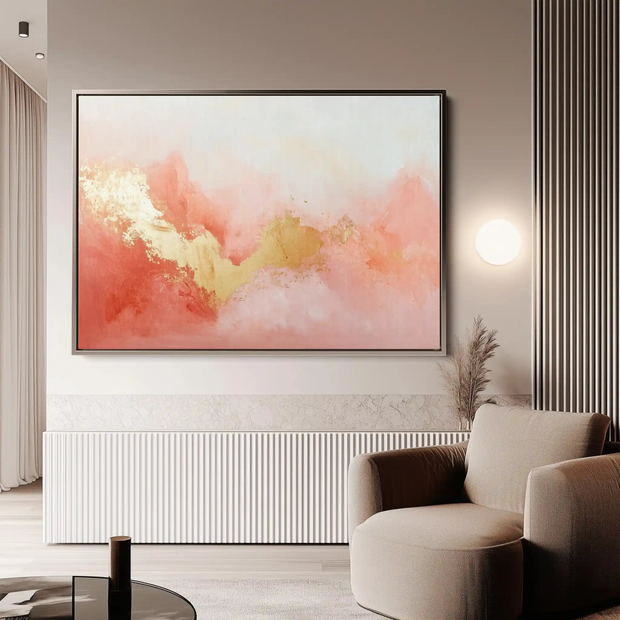 Abstract 525 Canvas Art 60 x 40 cm / Stretched on hidden frame