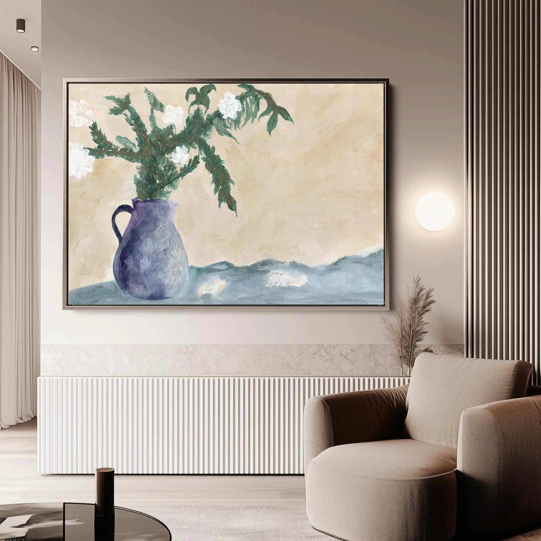 Floral Canvas Wall Art WAD525-F 90 x 60 cm / Stretched on hidden frame