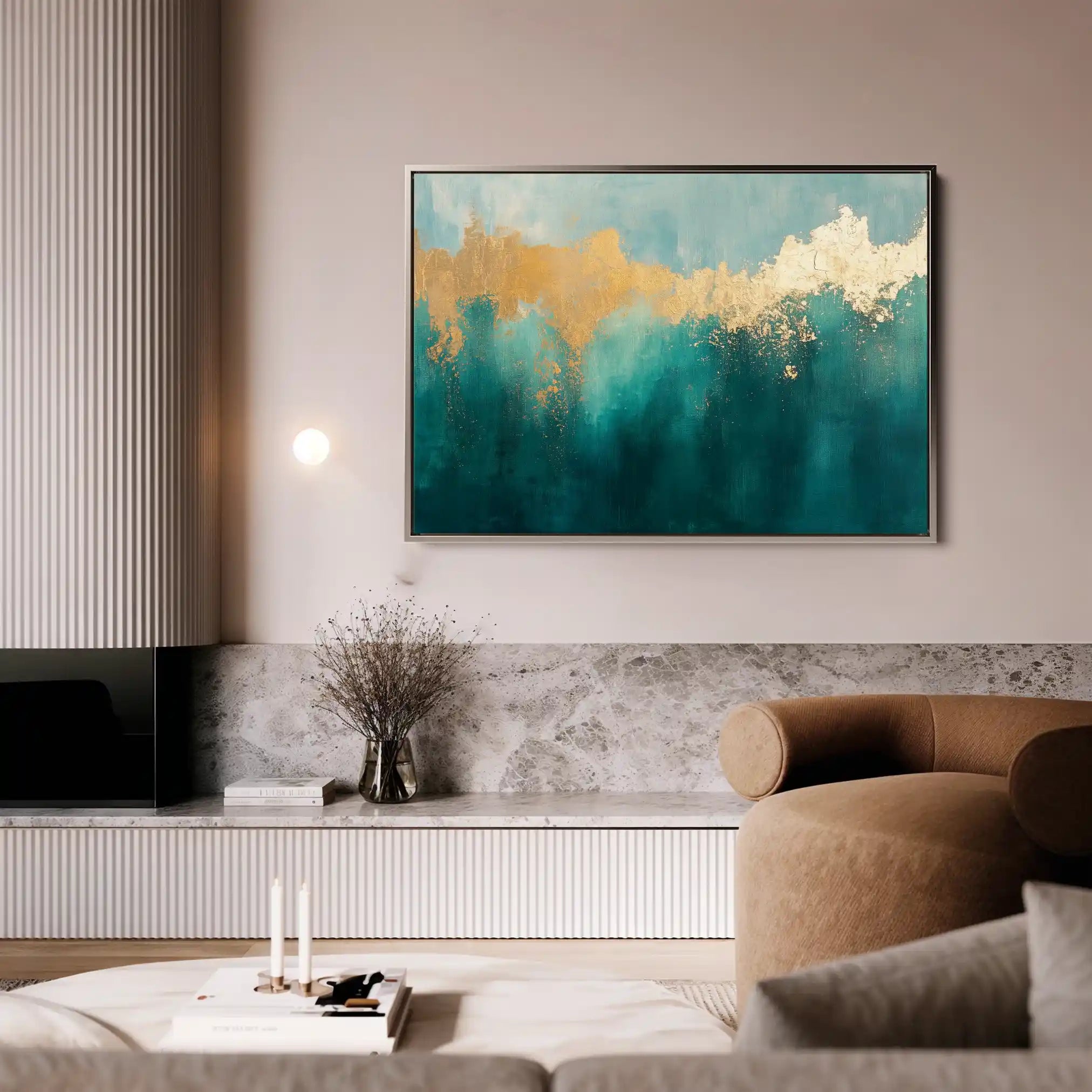 Abstract 527 Canvas Art 60 x 40 cm / Stretched on hidden frame