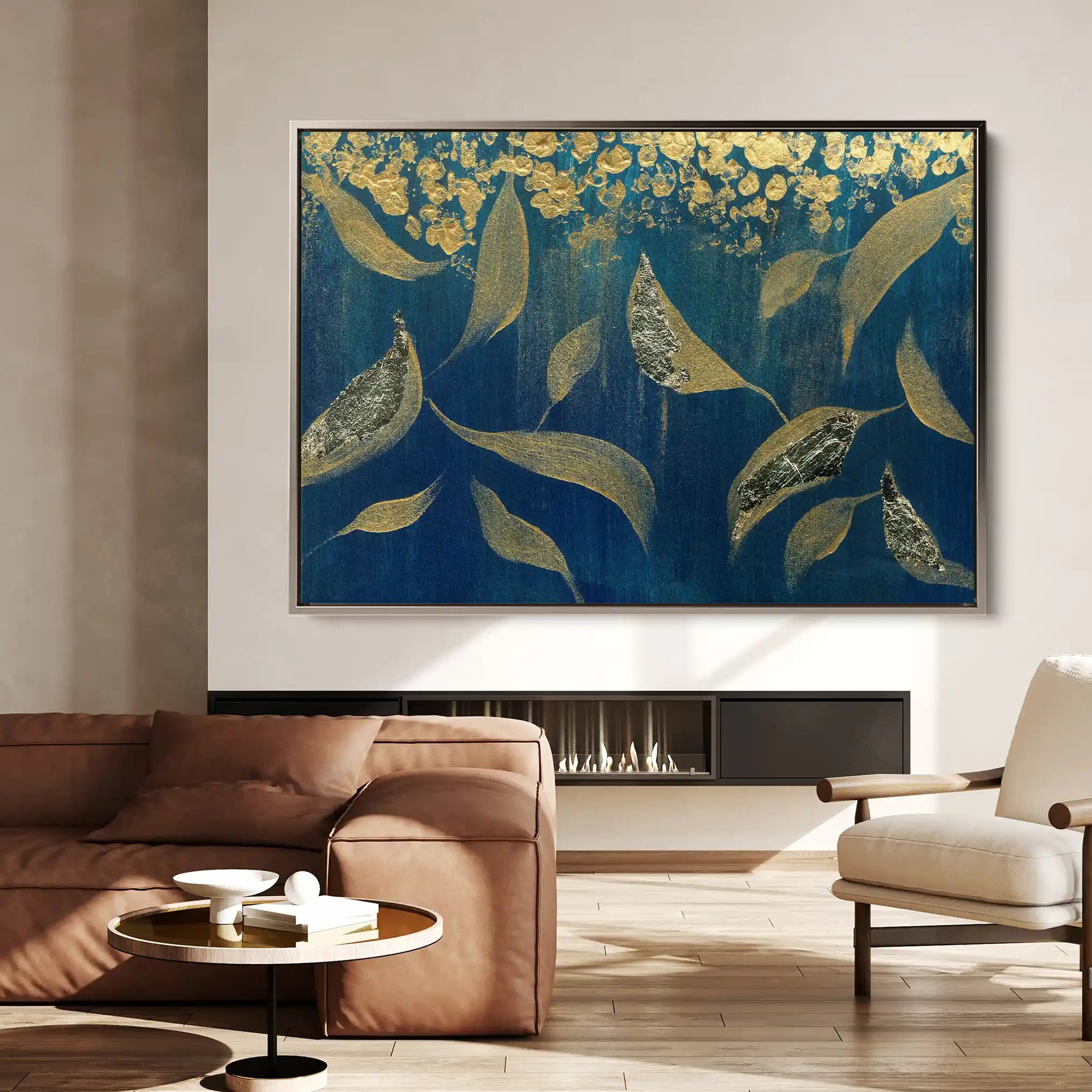 Floral Canvas Wall Art WAD532-F 90 x 60 cm / Stretched on hidden frame