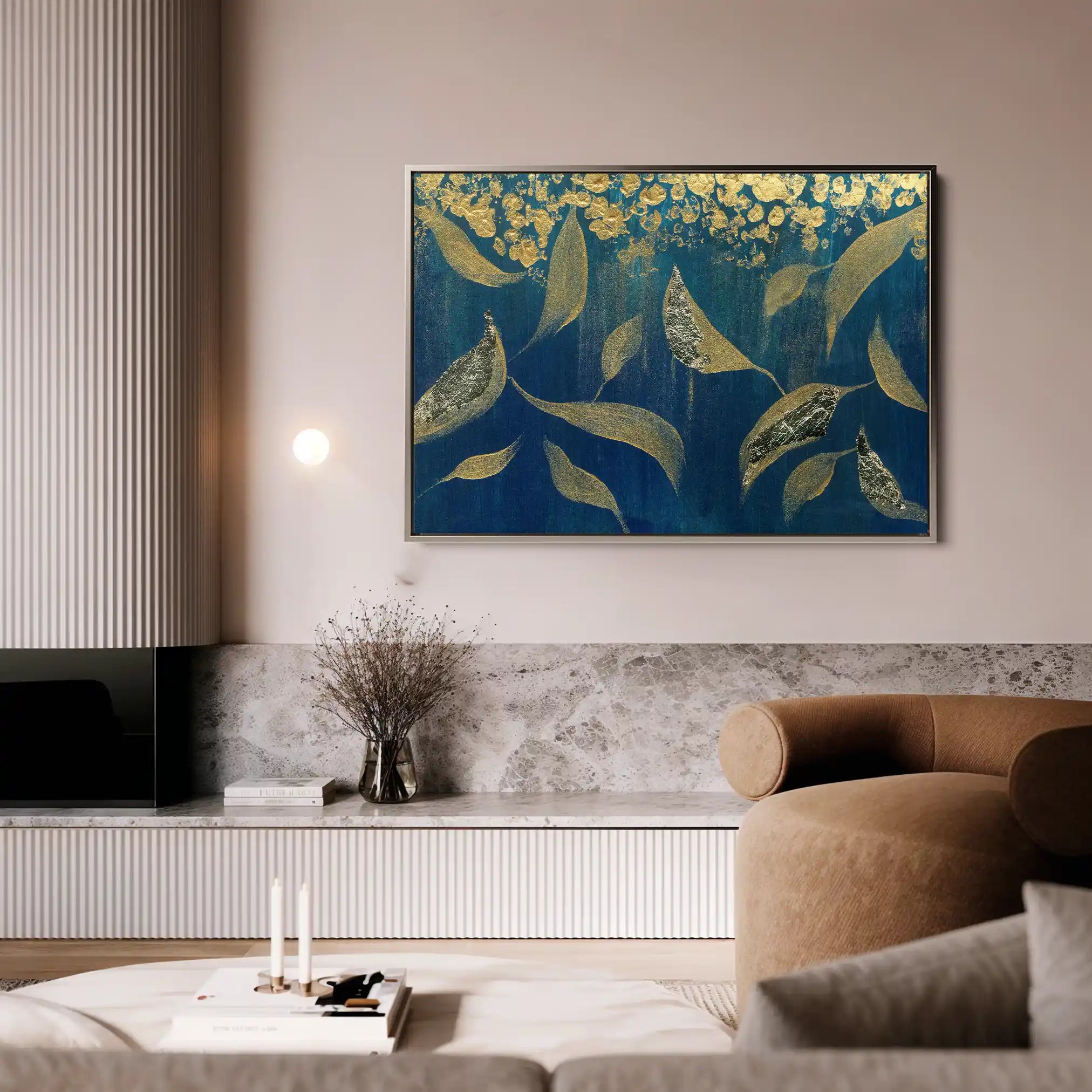 Floral Canvas Wall Art WAD532-F 90 x 60 cm / Stretched on hidden frame