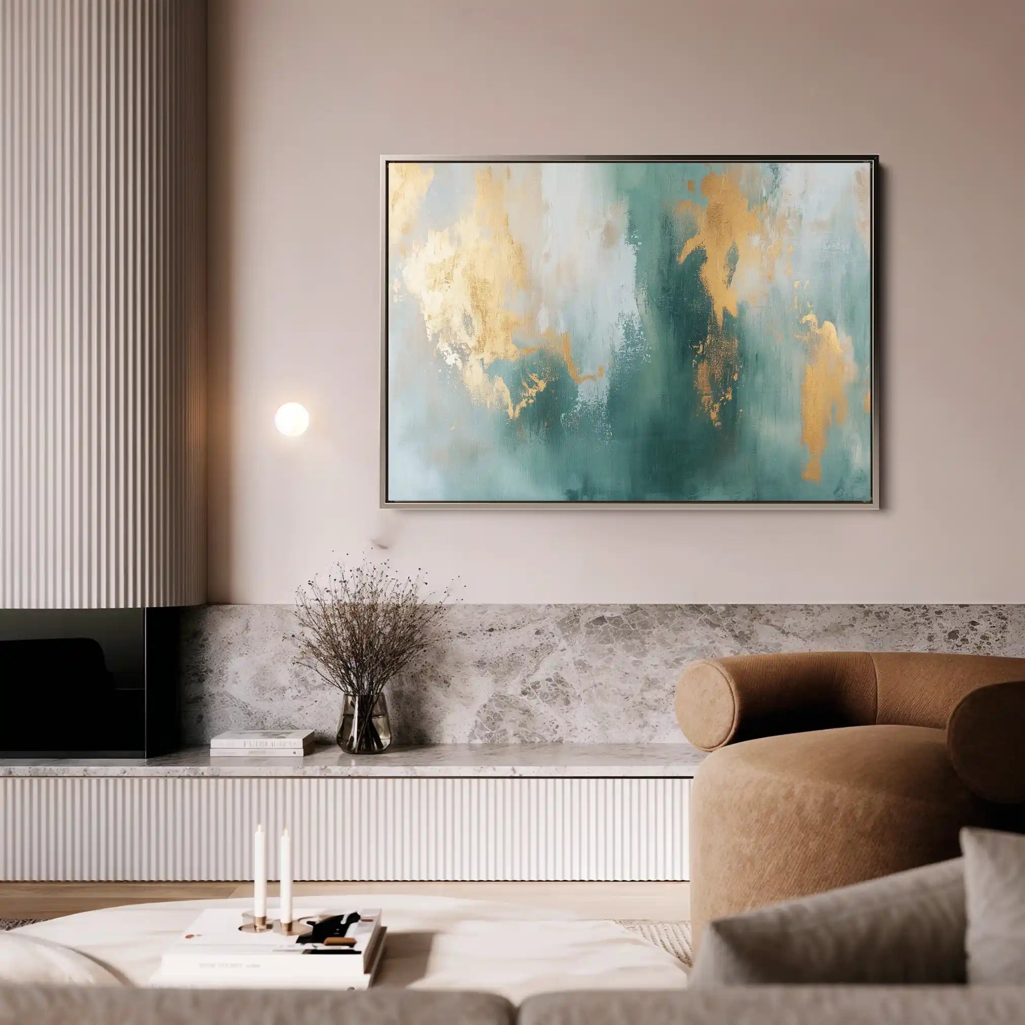 Abstract 534 Canvas Art 60 x 40 cm / Stretched on hidden frame
