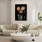 Floral Canvas Wall Art WAD534-F 90 x 60 cm / Stretched on hidden frame
