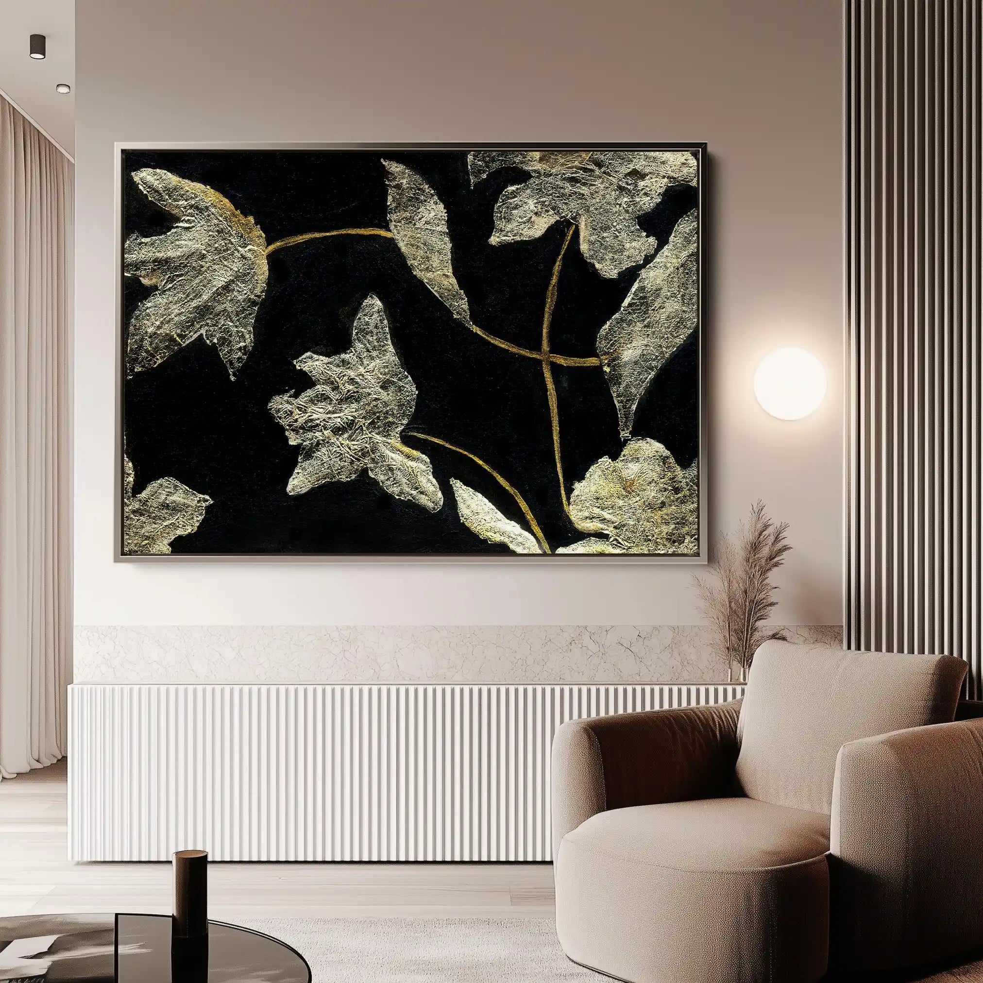 Floral Canvas Wall Art WAD535-F 90 x 60 cm / Stretched on hidden frame