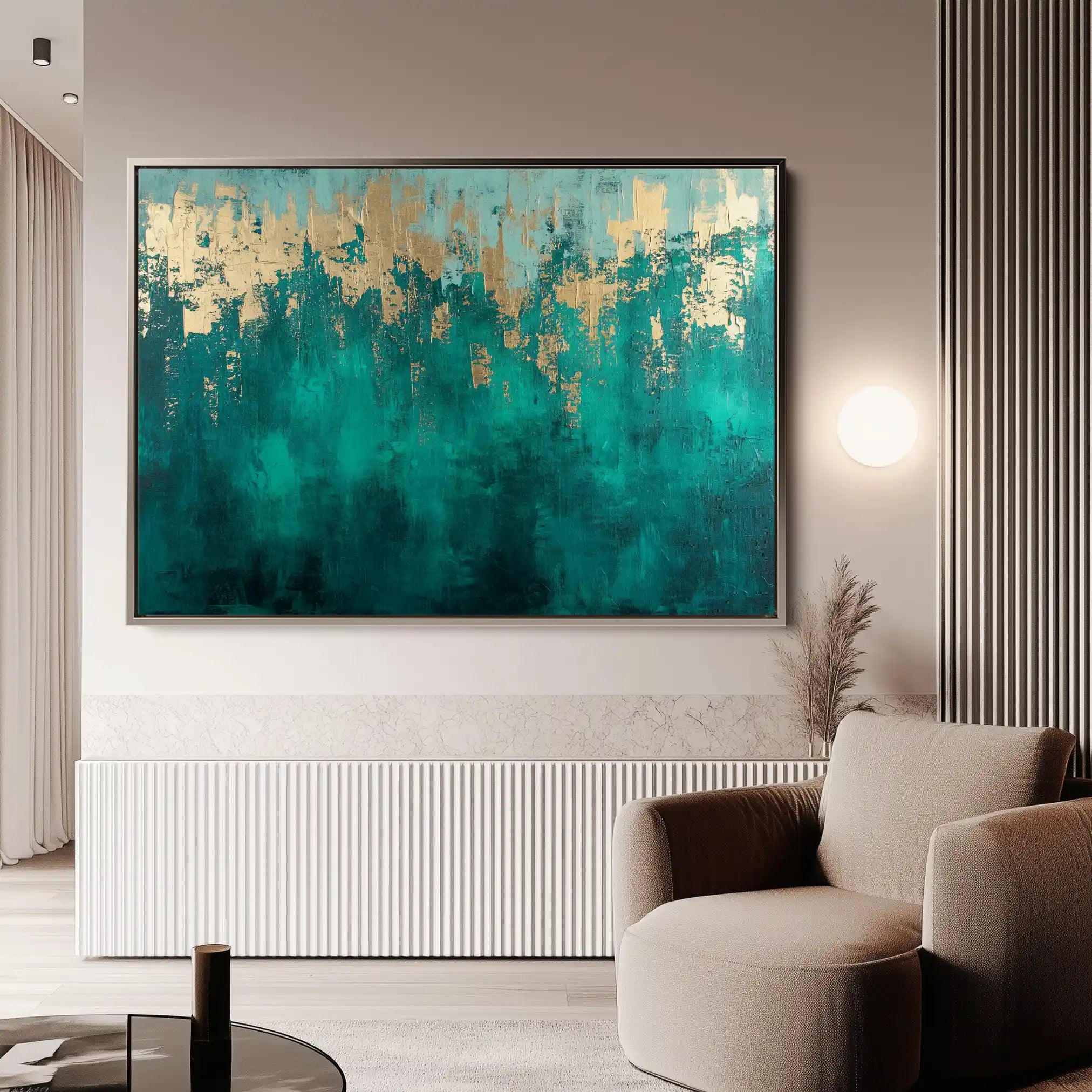 Abstract 536 Canvas Art 60 x 40 cm / Stretched on hidden frame