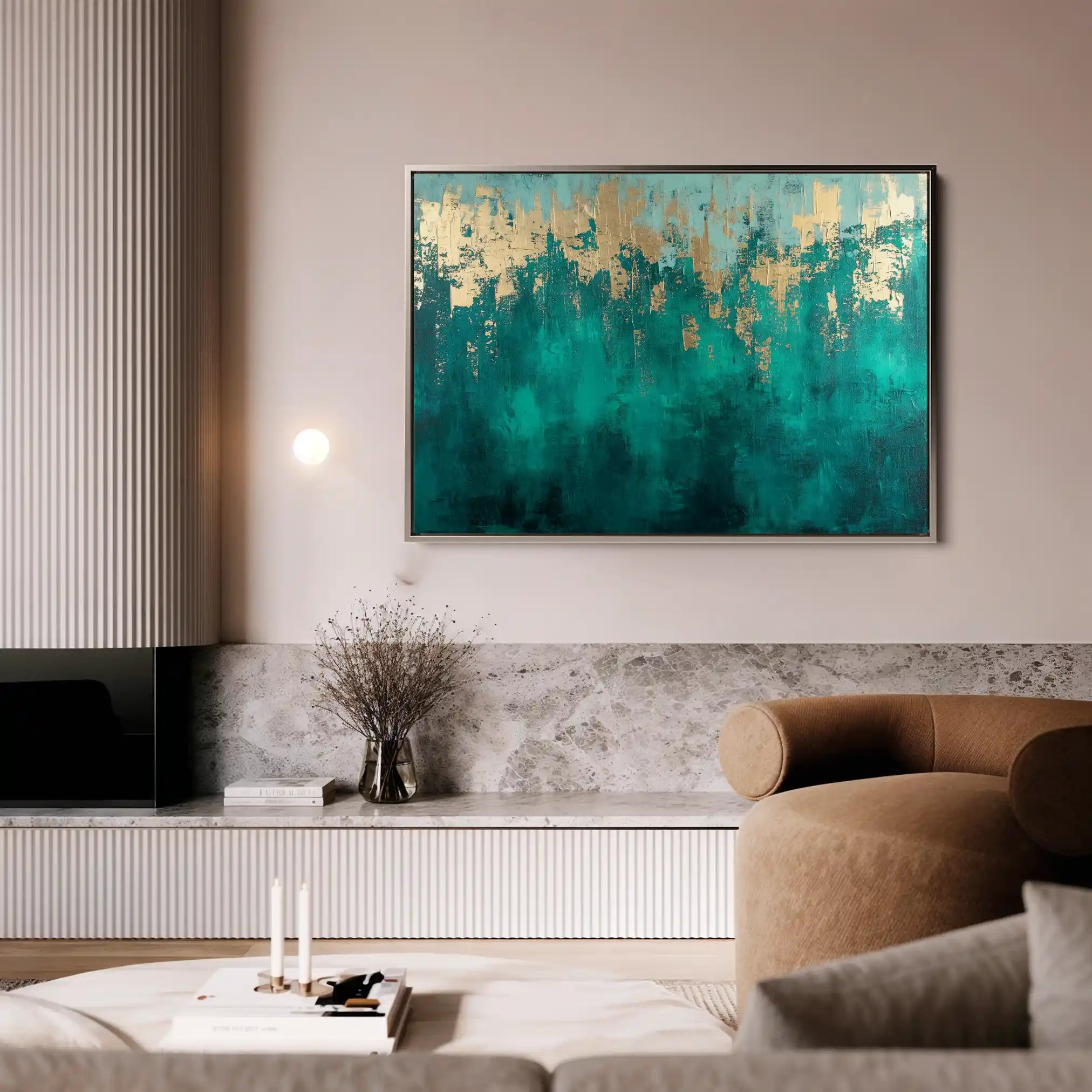 Abstract 536 Canvas Art 60 x 40 cm / Stretched on hidden frame