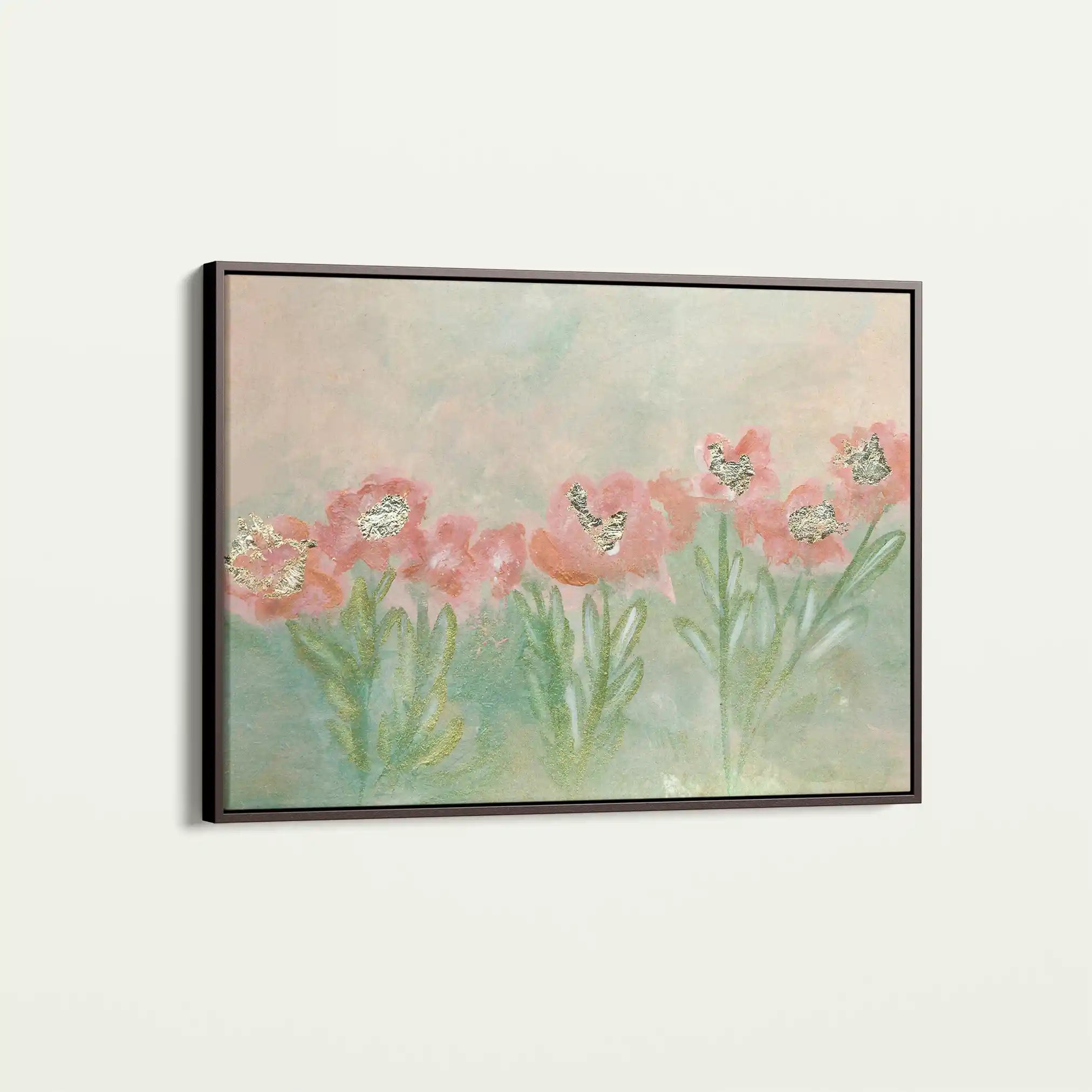 Floral Canvas Wall Art WAD537-F 90 x 60 cm / Stretched on hidden frame