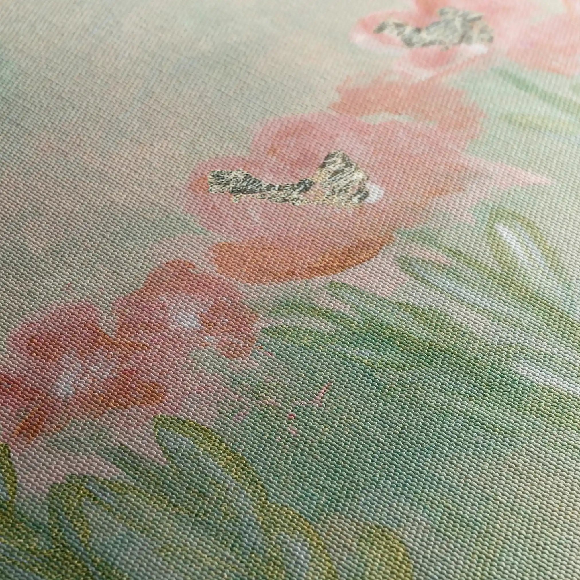 Floral Canvas Wall Art WAD537-F 90 x 60 cm / Stretched on hidden frame