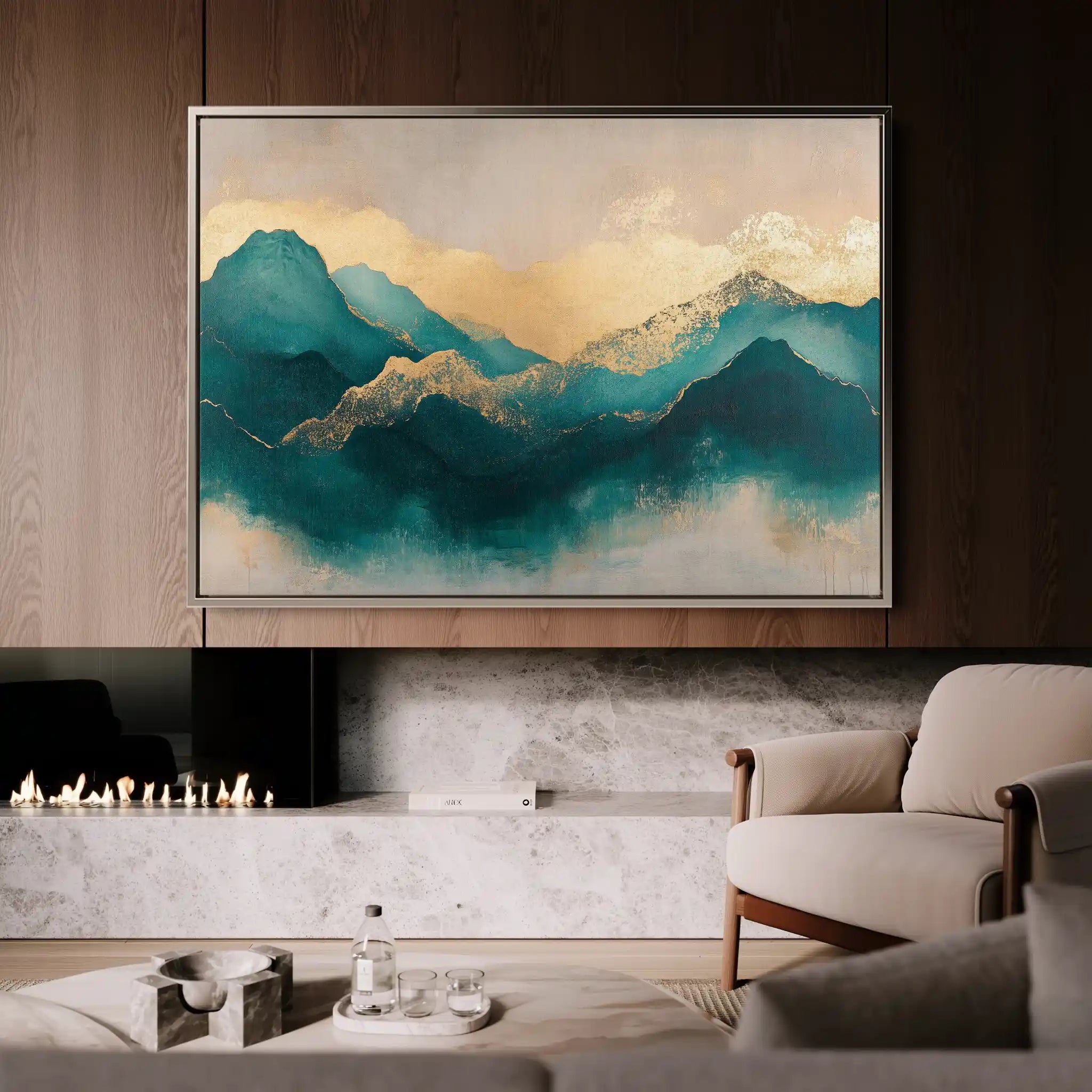 Abstract 539 Canvas Art 60 x 40 cm / Stretched on hidden frame