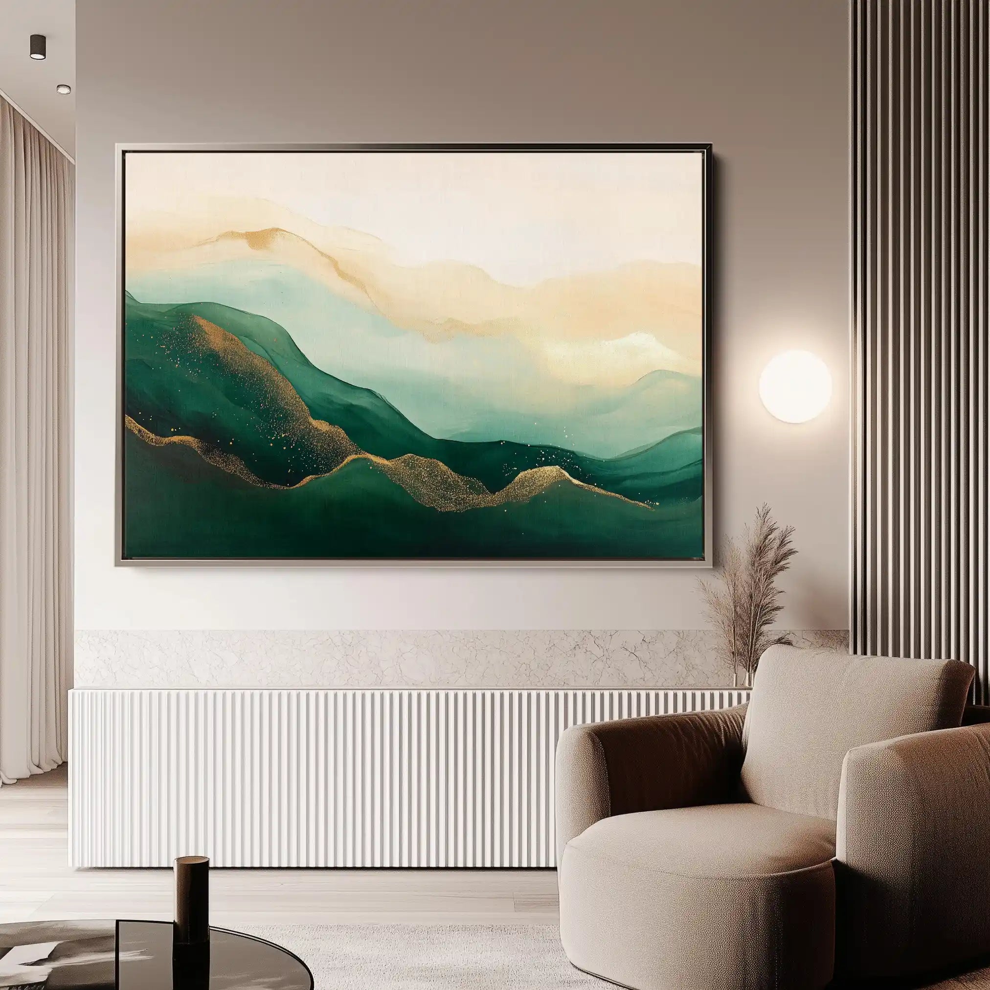 Abstract 540 Canvas Art 60 x 40 cm / Stretched on hidden frame