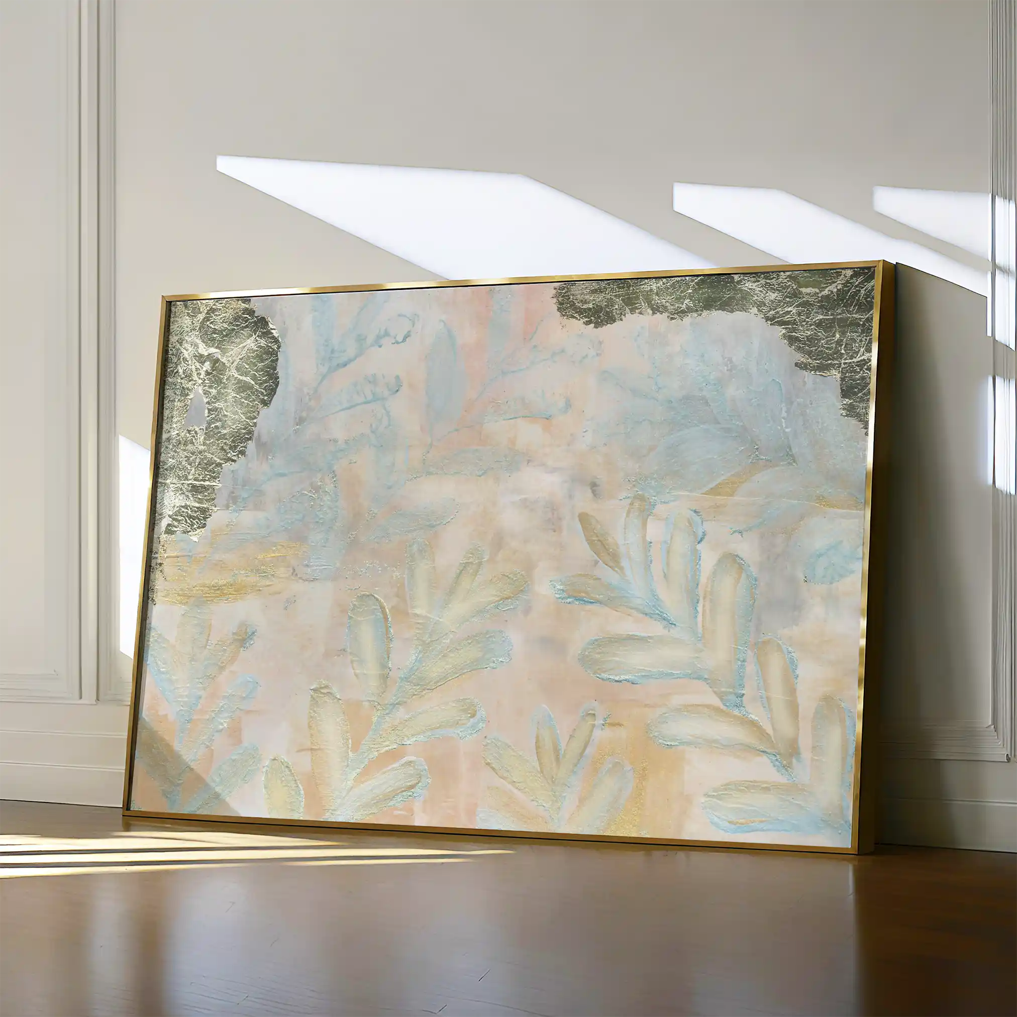 Floral Canvas Wall Art WAD542-F 90 x 60 cm / Stretched on hidden frame