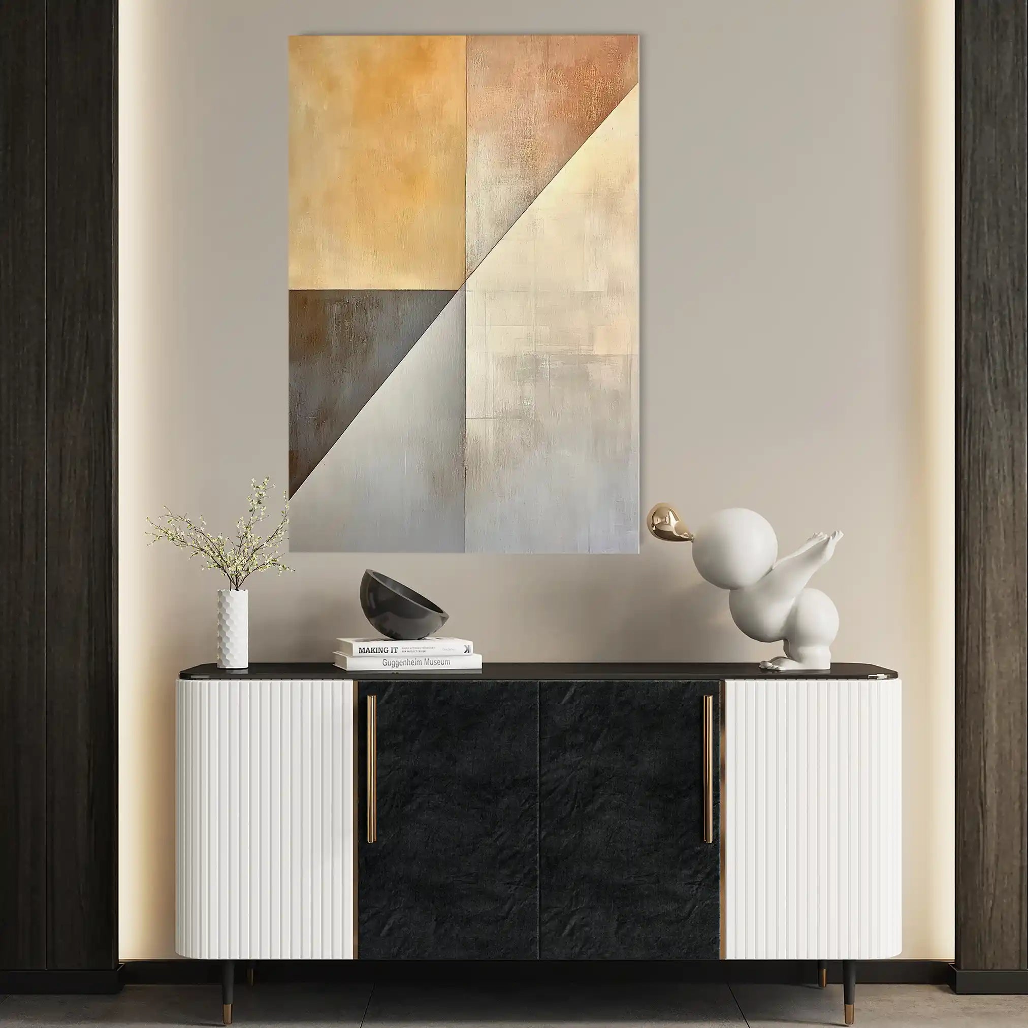 Abstract 543 Canvas Art 60 x 40 cm / Stretched on hidden frame