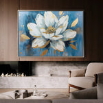 Floral Canvas Wall Art WAD544-F 90 x 60 cm / Stretched on hidden frame