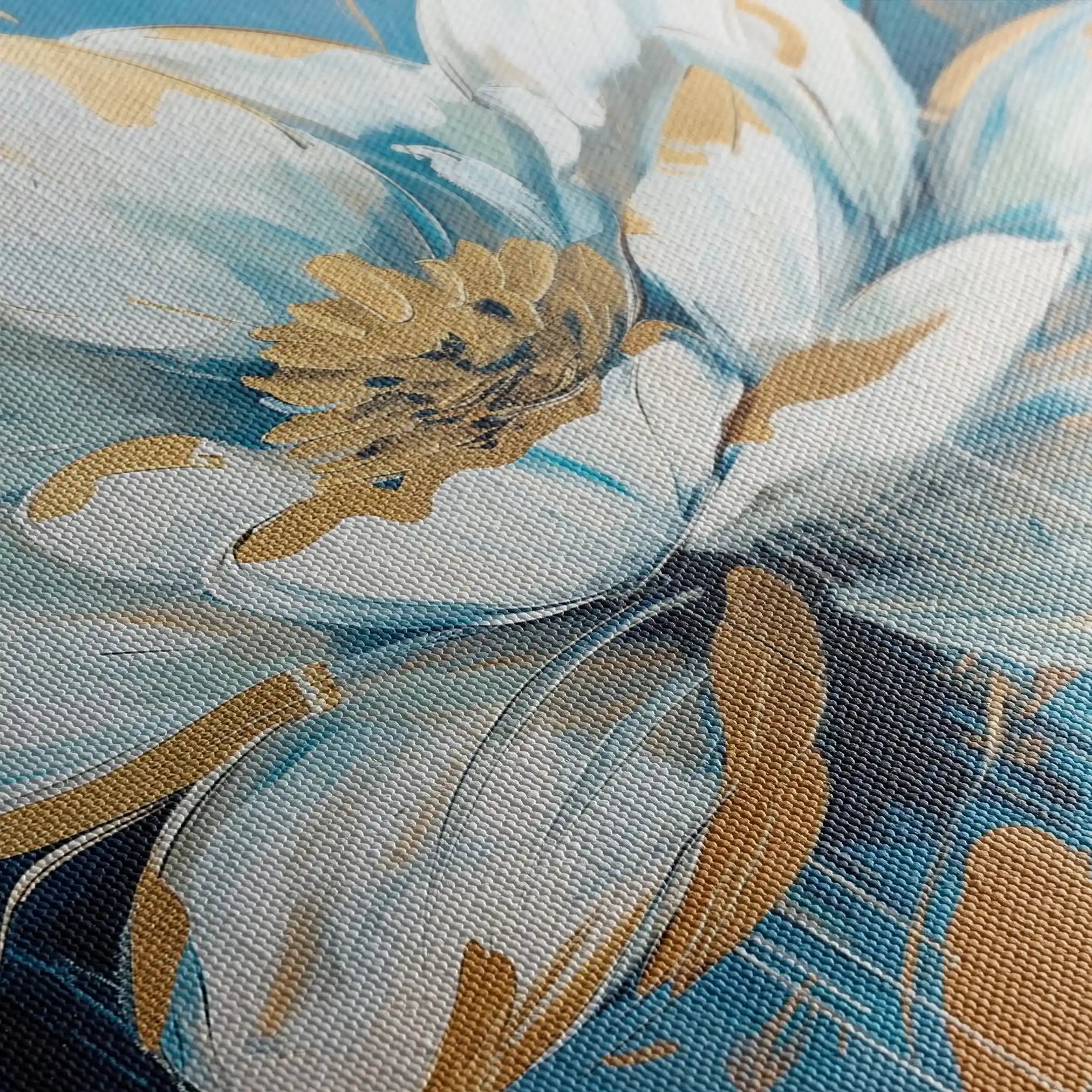 Floral Canvas Wall Art WAD544-F 90 x 60 cm / Stretched on hidden frame