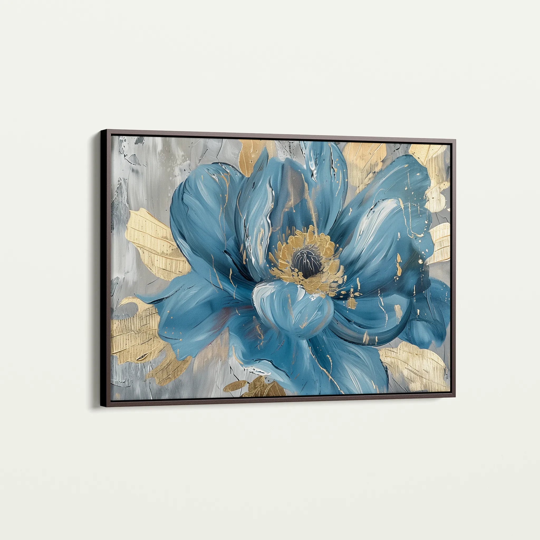 Floral Canvas Wall Art WAD548-F 90 x 60 cm / Stretched on hidden frame