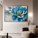 Floral Canvas Wall Art WAD551-F 90 x 60 cm / Stretched on hidden frame